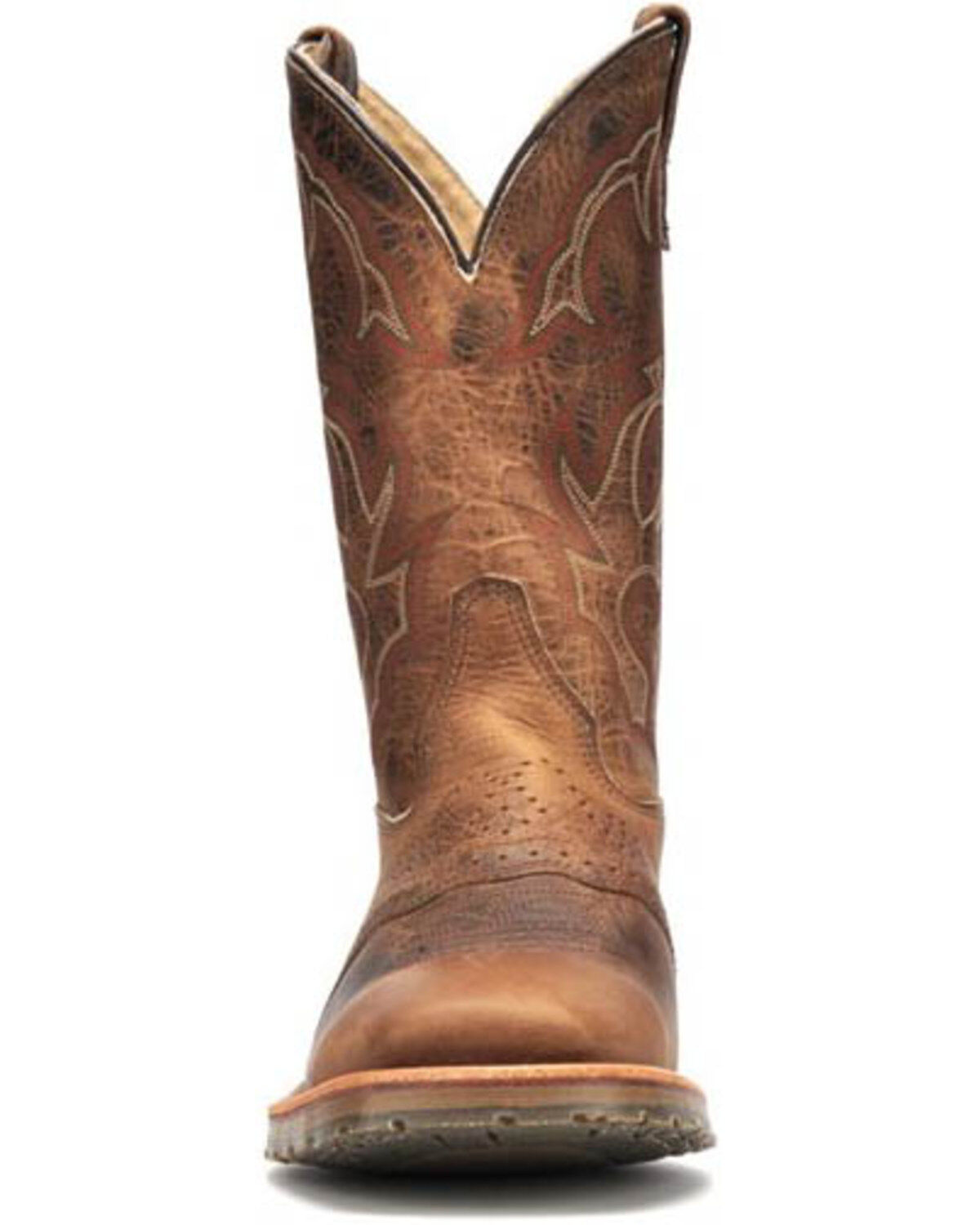 Double H Men's I.C.E. Saddle Vamp Western Work Boots - Broad Square Toe