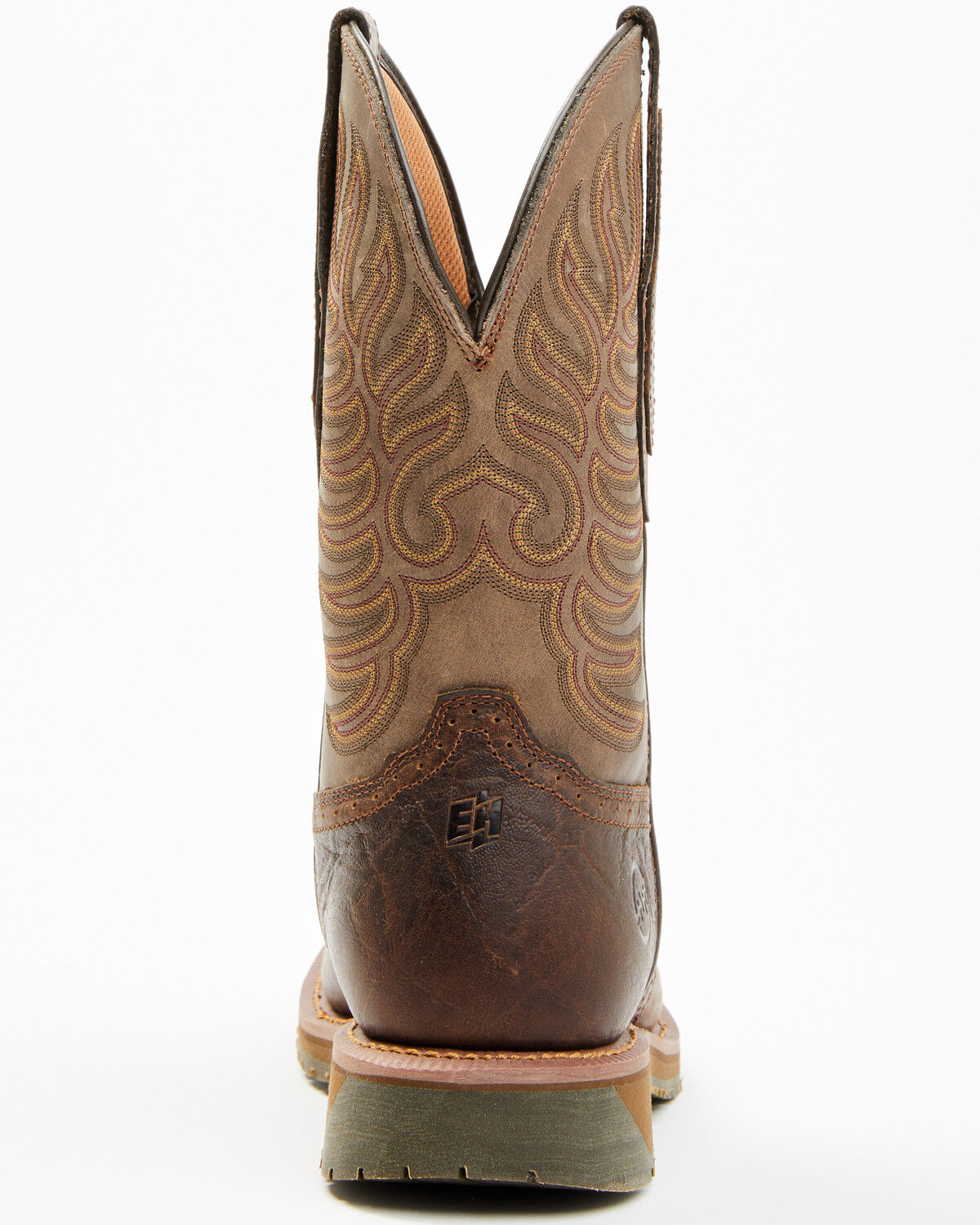 Double H Men's 11" Domestic I.C.E.® Saddle Vamp Performance Western Boots - Broad Square Toe