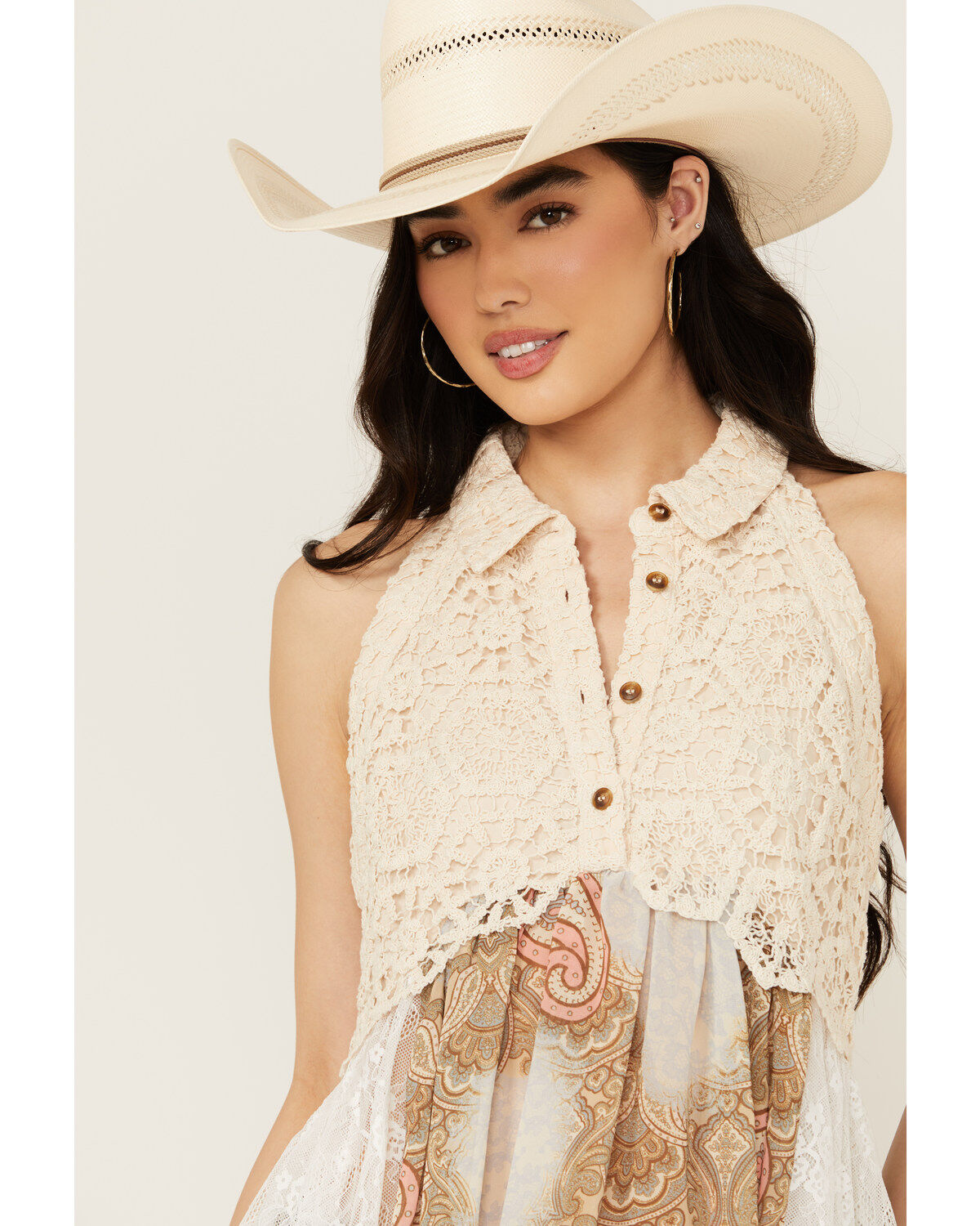 Miss Me Women's Crochet Tank