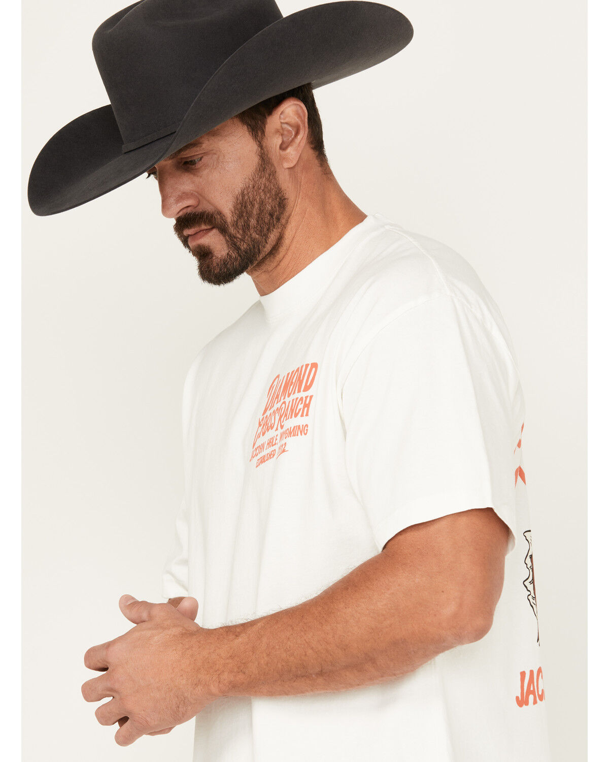 Diamond Cross Ranch Men's Buck Yeah Short Sleeve Graphic T-Shirt