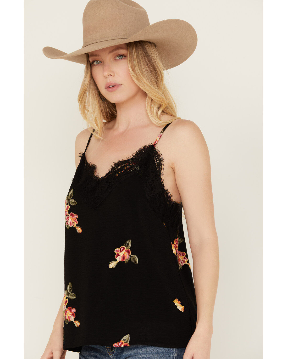 Wild Moss Women's Embroidered Cami