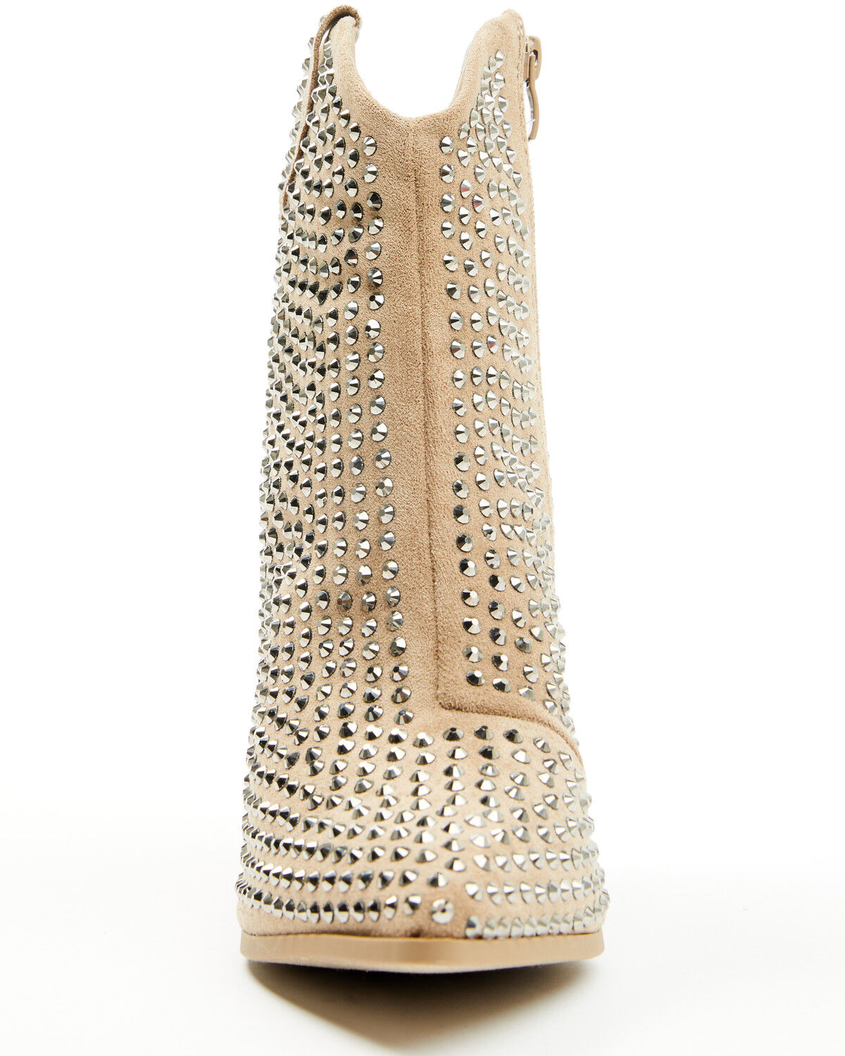 Very G Women's Swagger Rhinestone Booties - Snip Toe