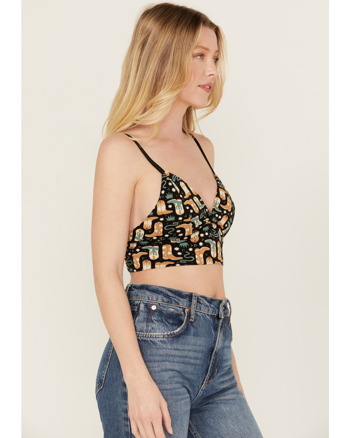 Discreture Women's Longline Boots Bralette