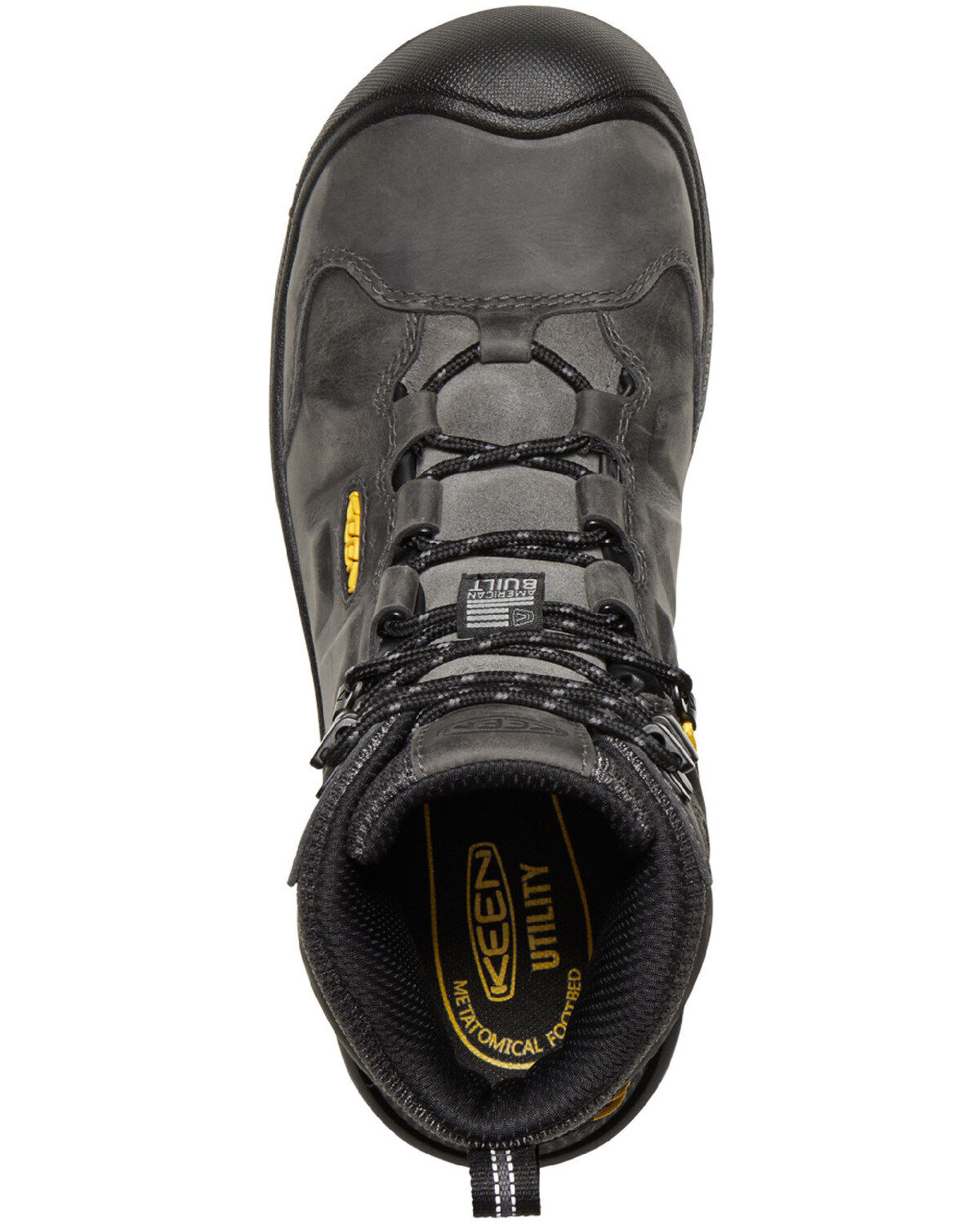 Keen Men's Black Dover Waterproof Work Boots - Composite Toe