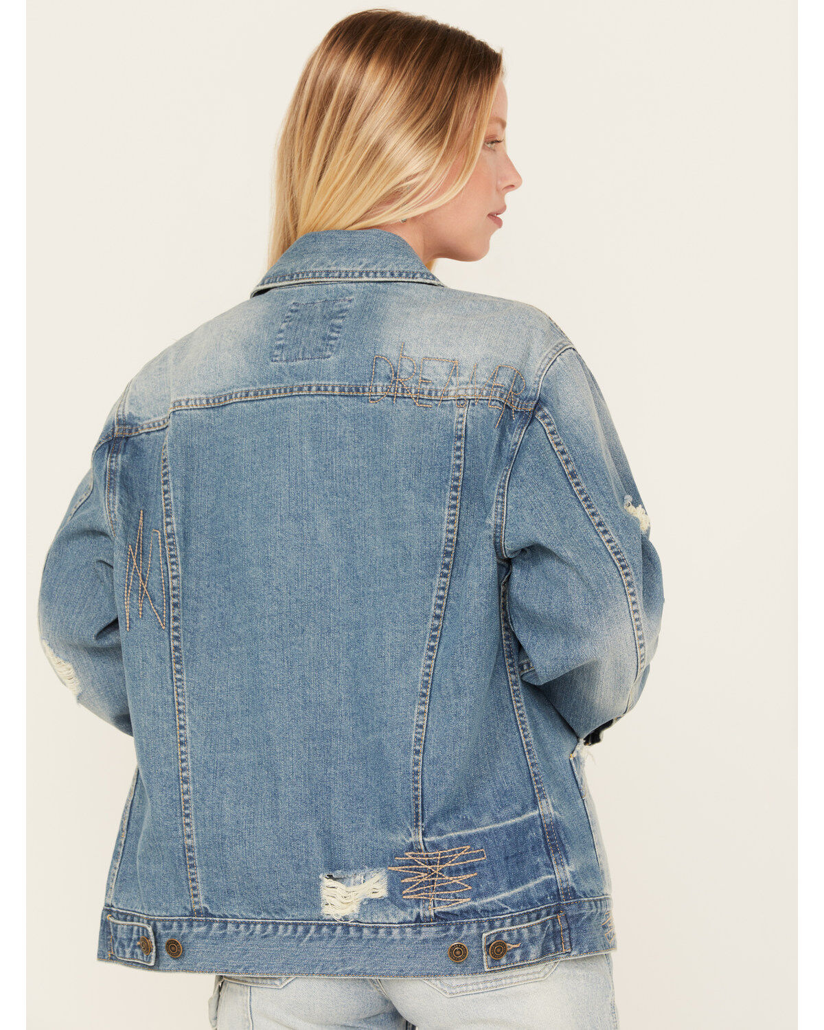 Cleo + Wolf Women's Medium Wash Denim Jacket