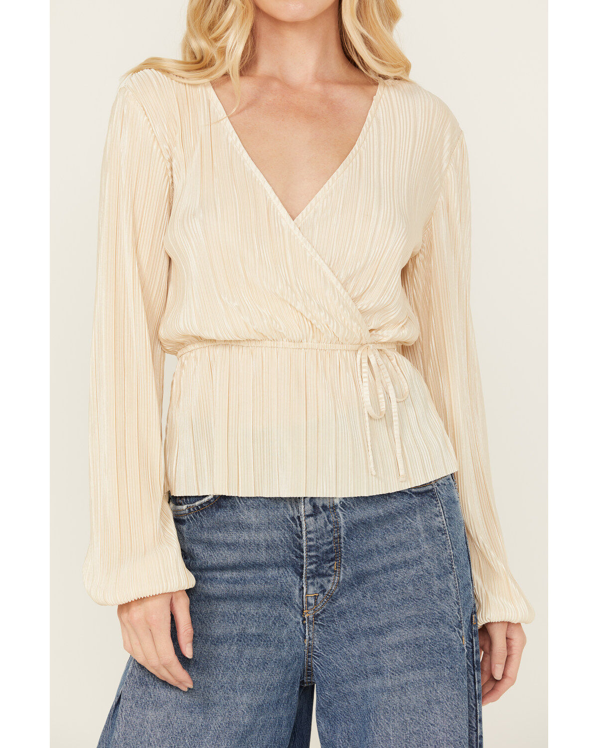 Luna Chix Women's Boot Barn Exclusive Peplum Long Sleeve Top