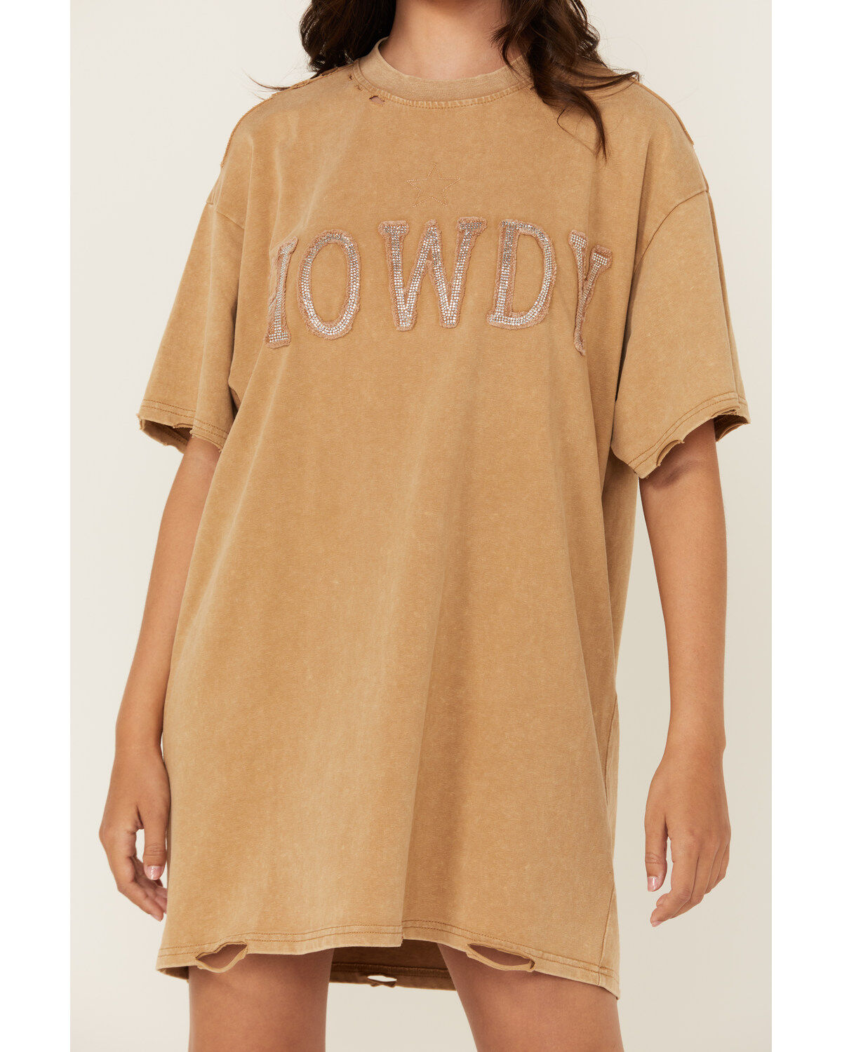 Blue B Women's Howdy Short Sleeve Mini T-Shirt Dress