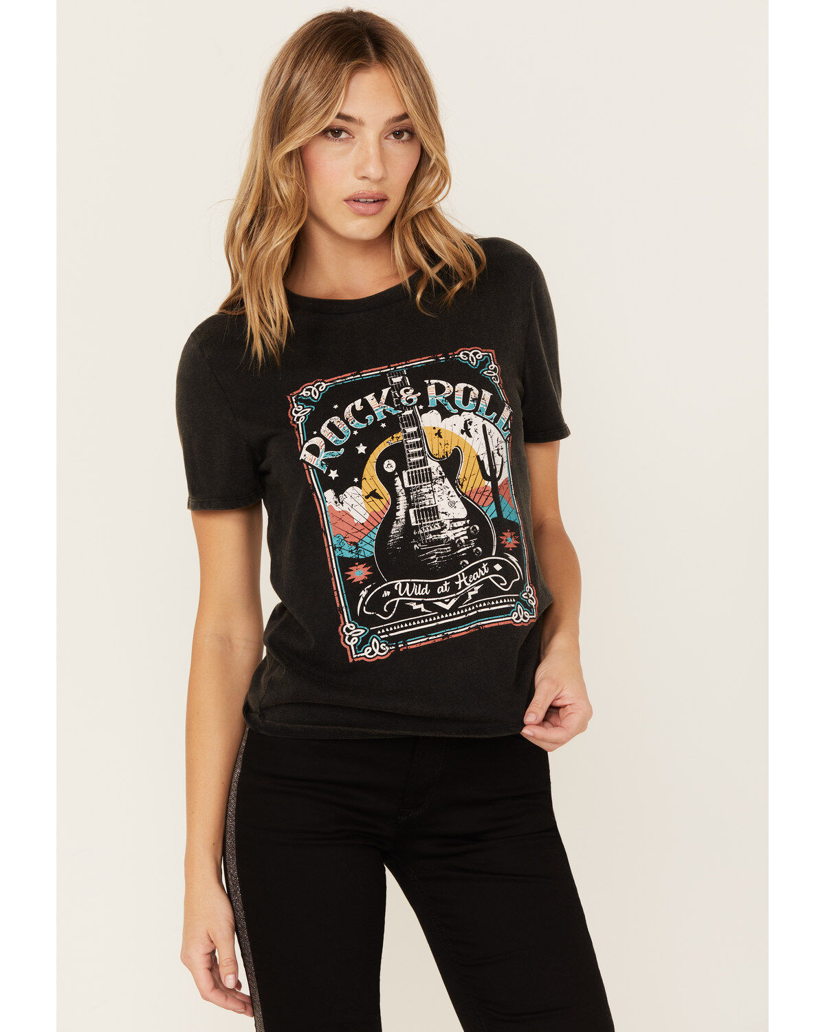 Rock & Roll Denim Women's Rock & Roll Short Sleeve Graphic Tee