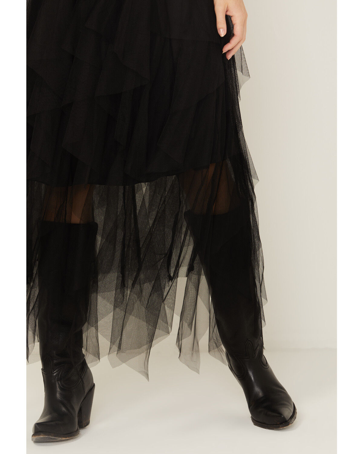 Easel Women's Tulle Midi Skirt