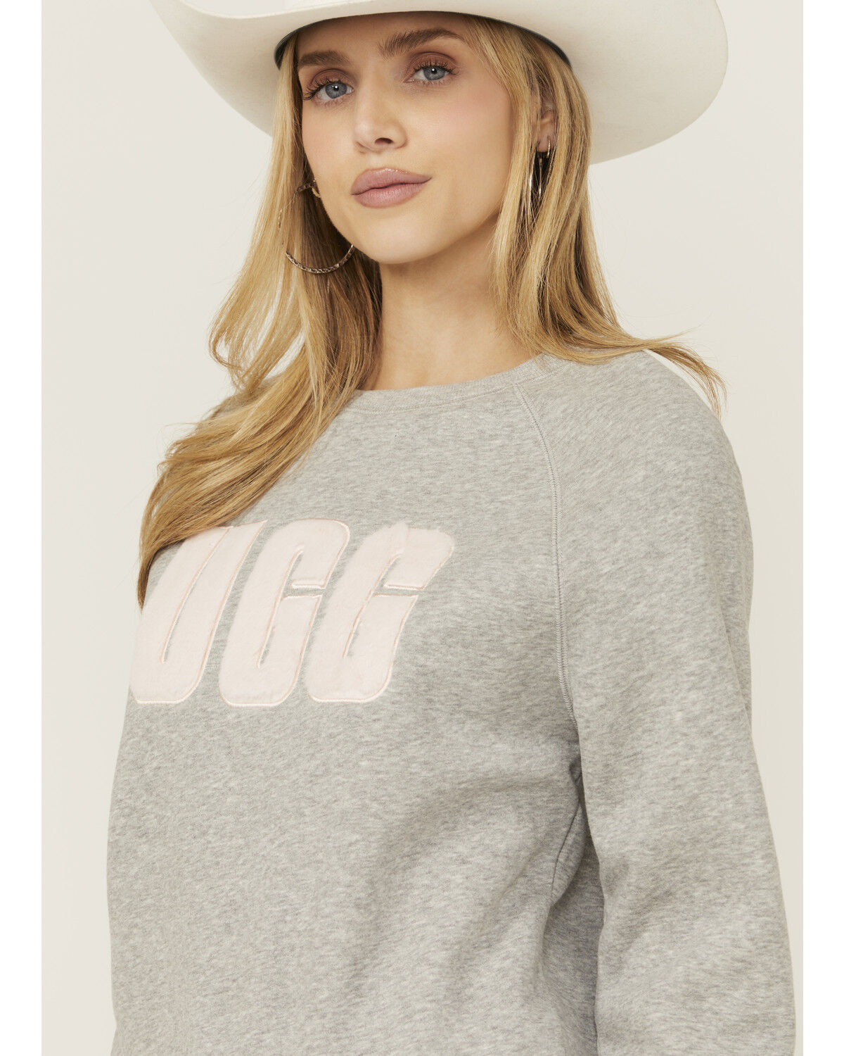 UGG Women's Madeline Fuzzy Logo Crewneck Sweatshirt