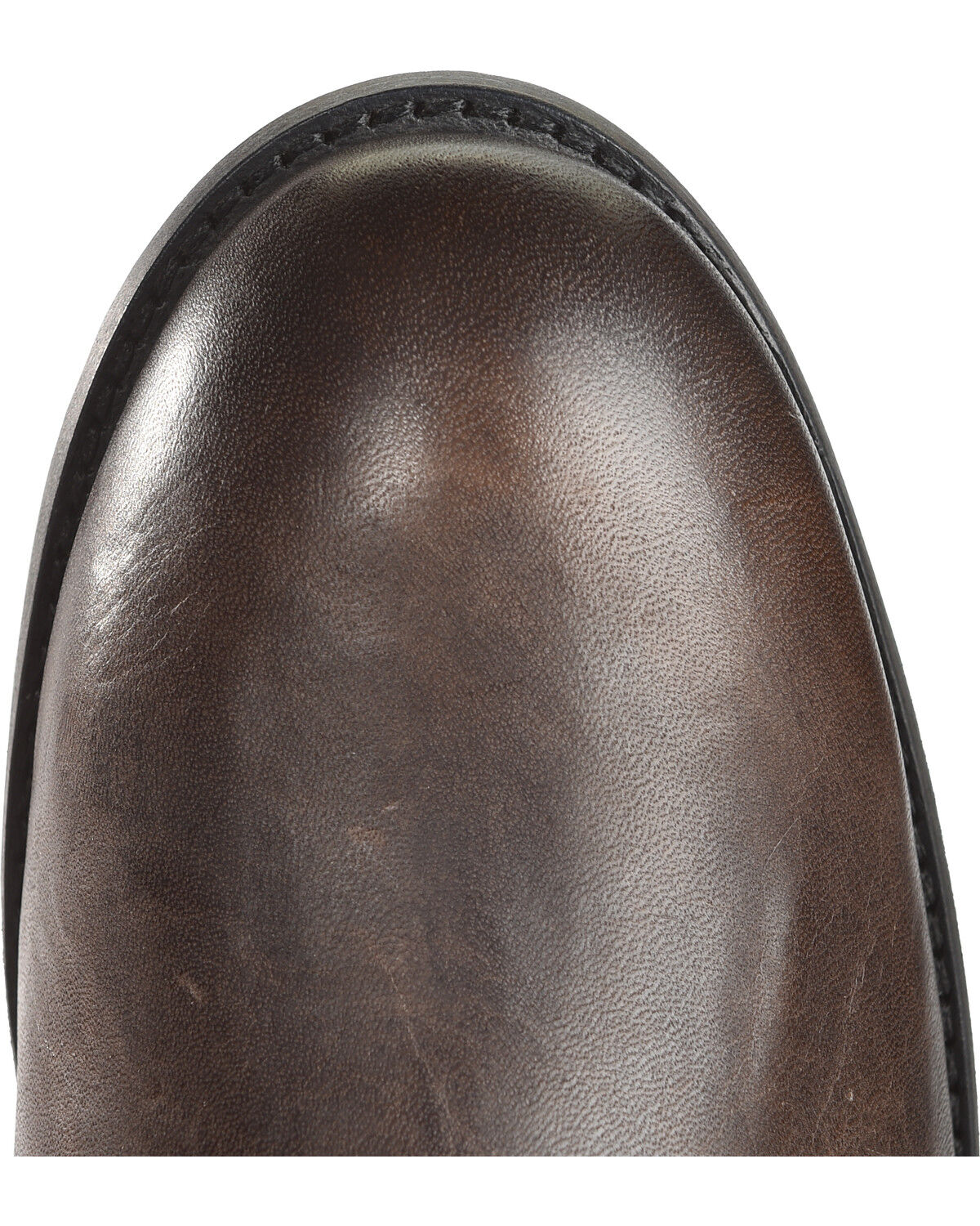 Frye Women's Chocolate Melissa Stud Back Zip Boots - Round Toe