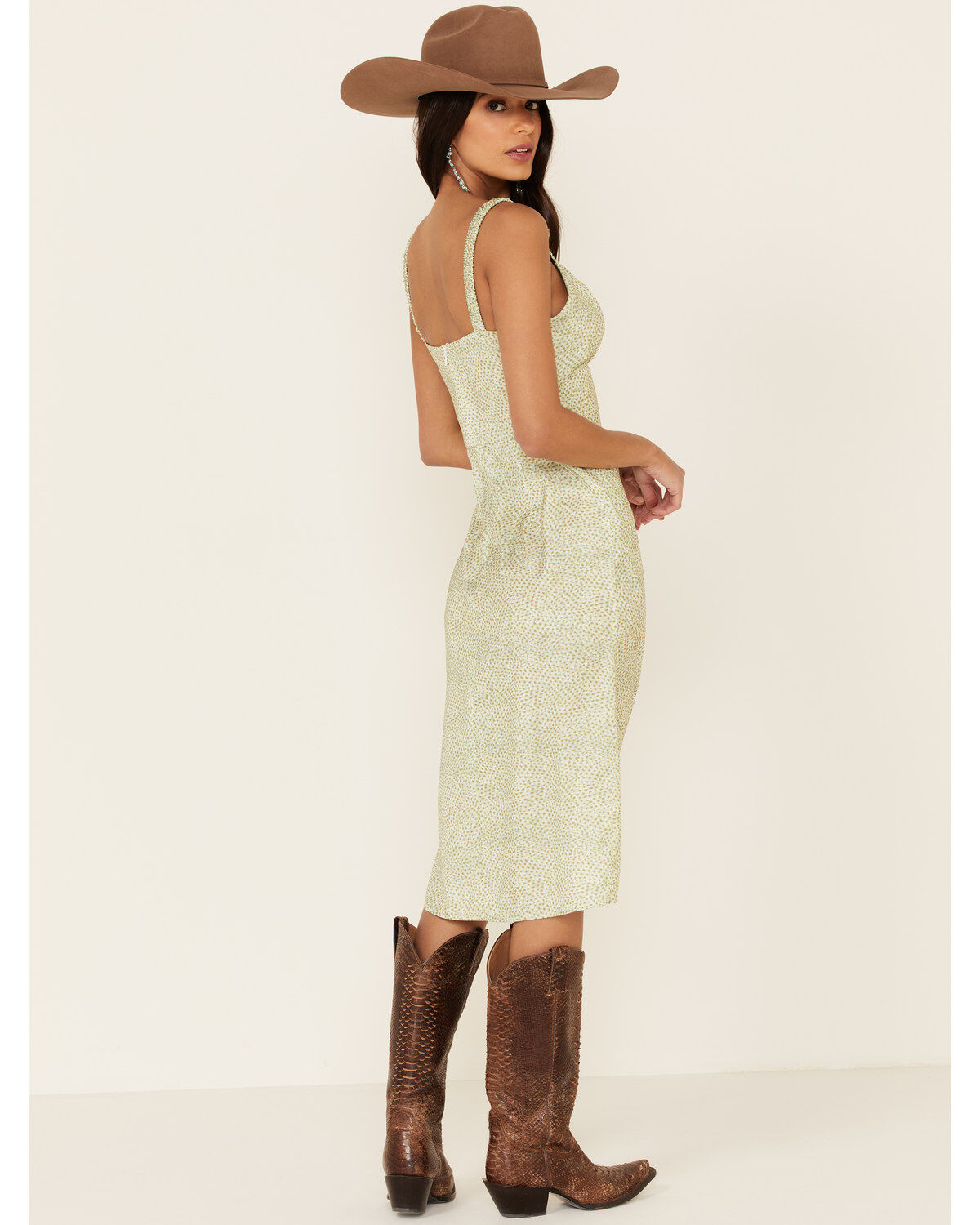 Sadie & Sage Women's Amy Dot Midi Dress