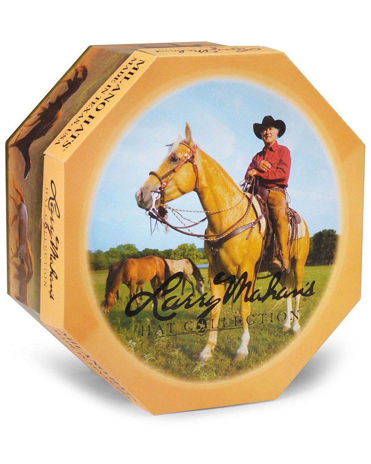 Larry Mahan Black Opulento 30X Fur Felt Cowboy Hat