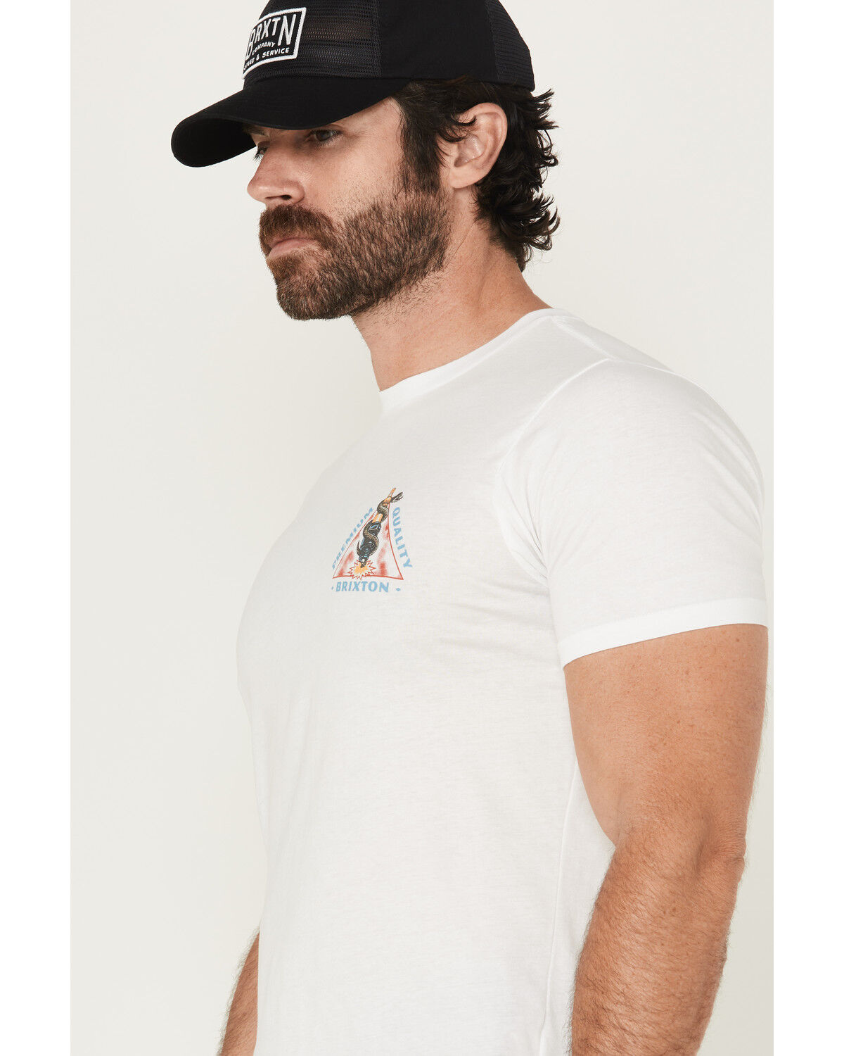 Brixton Men's Sparky Snake Short Sleeve Graphic T-Shirt