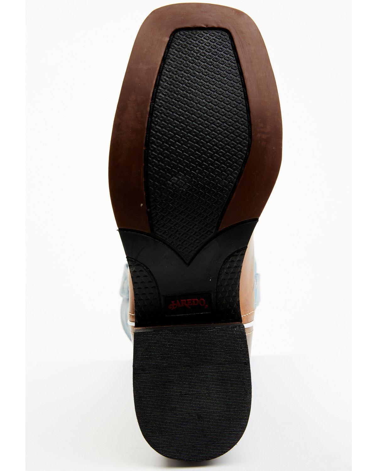 Laredo Women's Darla Embroidered Burnished Leather Western Performance Boots - Broad Square Toe