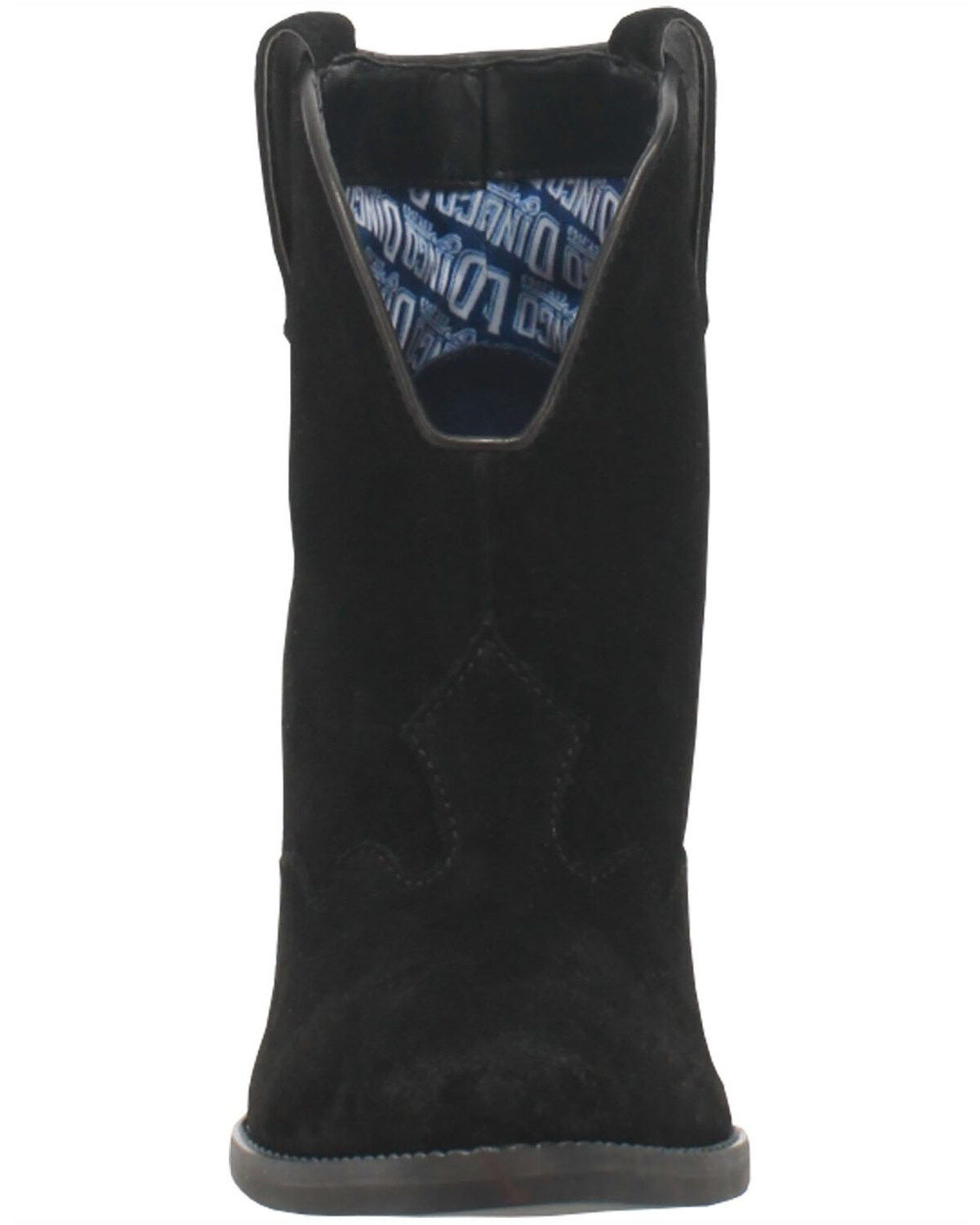 Dingo Women's Black Flannie Fashion Booties - Round Toe