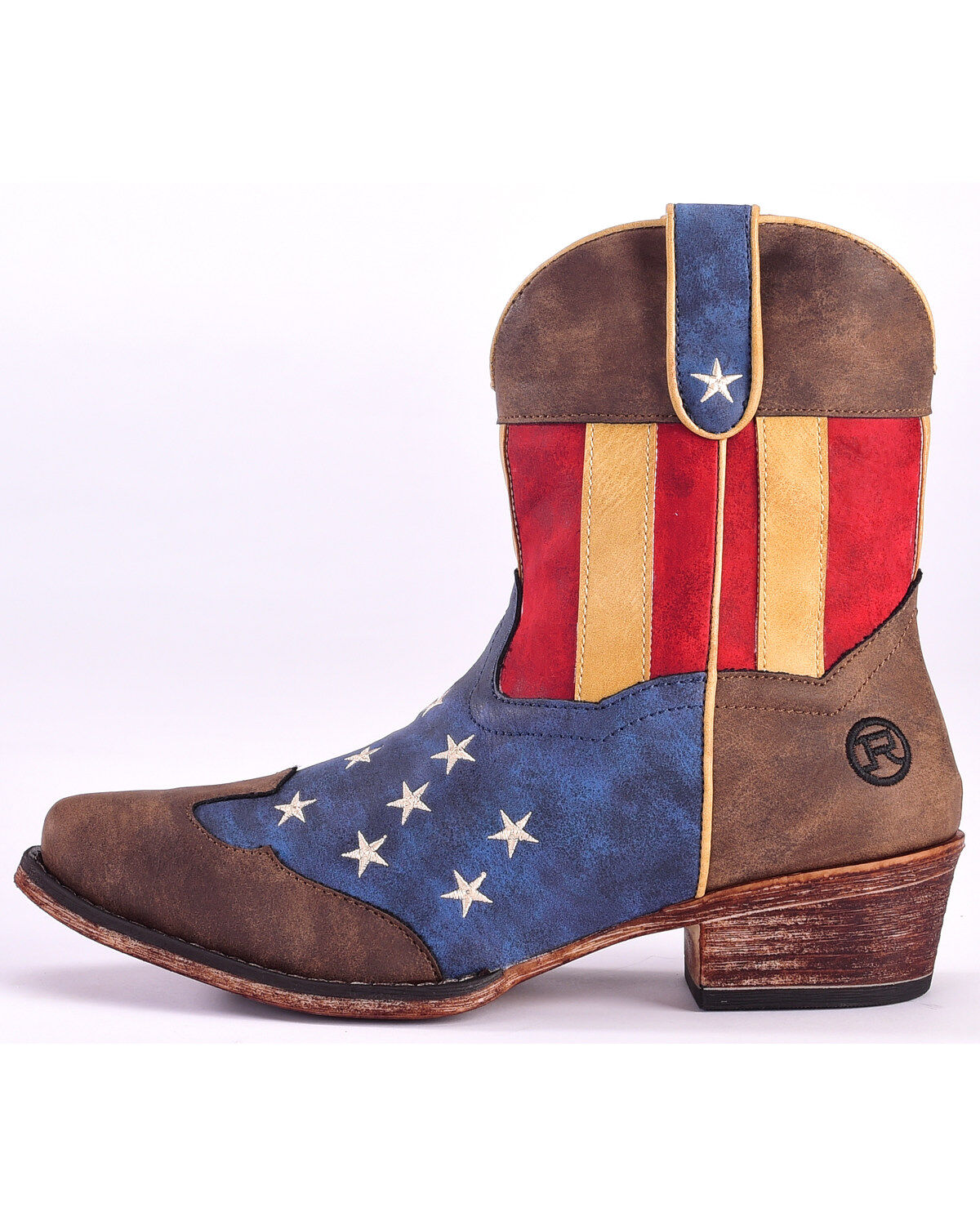 Roper Women's American Flag Boots - Snip Toe
