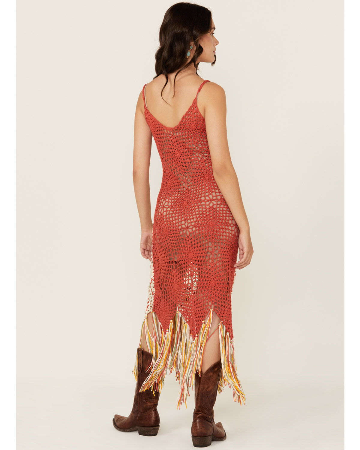 Miss Me Women's Crochet Mini Dress