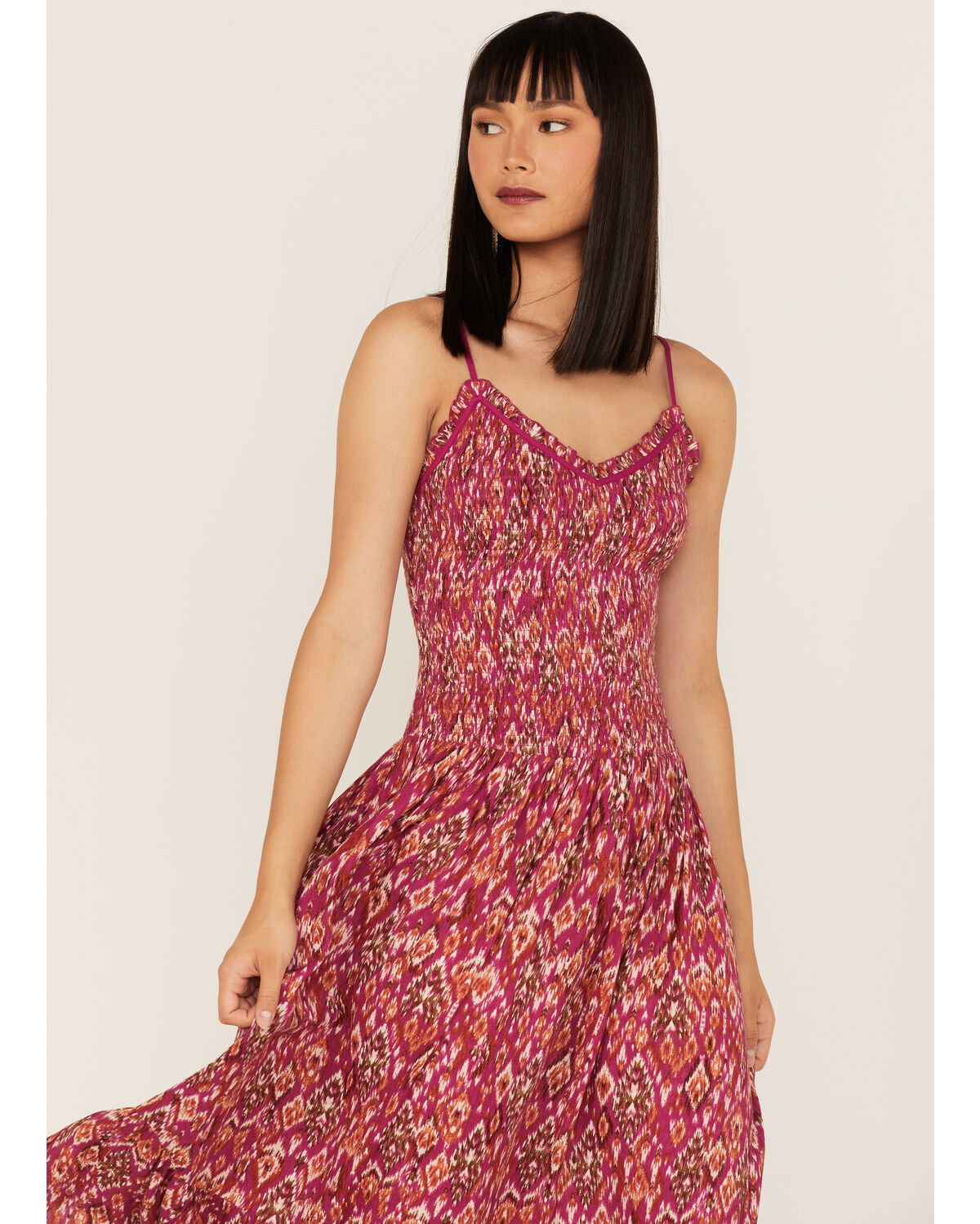 Band of the Free Women's Mirage Smocked Midi Dress