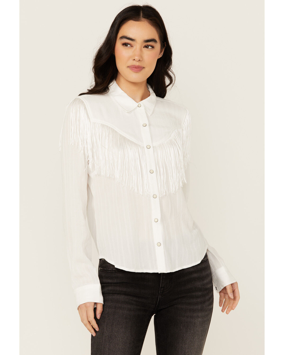 Idyllwind Women's Fringe Long Sleeve Snap Western Shirt