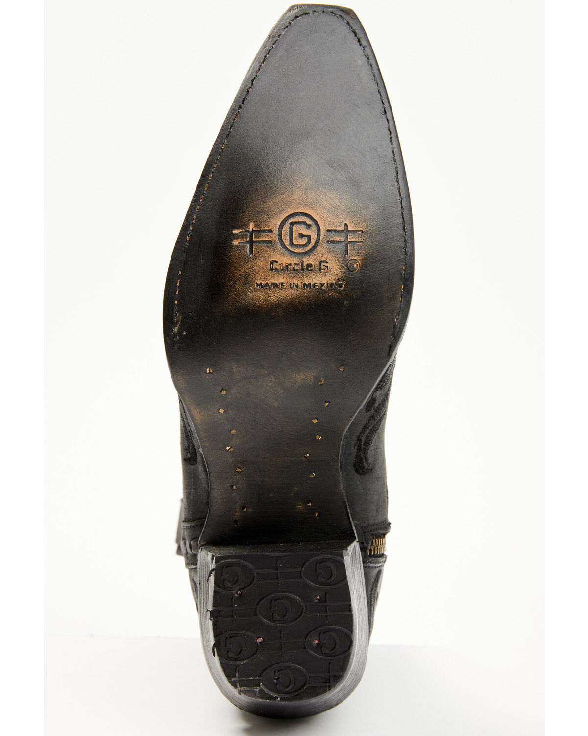 Circle G Women's Embroidered Booties - Snip Toe