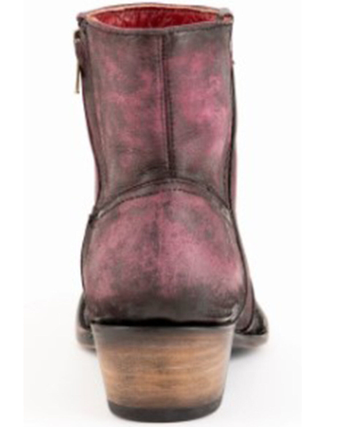 Ferrini Women's Stacey Leather Ankle Booties - Round Toe