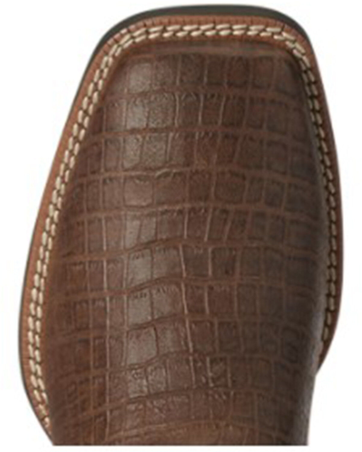 Ariat Men's Crocodile Print Sport Buckout Western Performance Boots - Broad Square Toe
