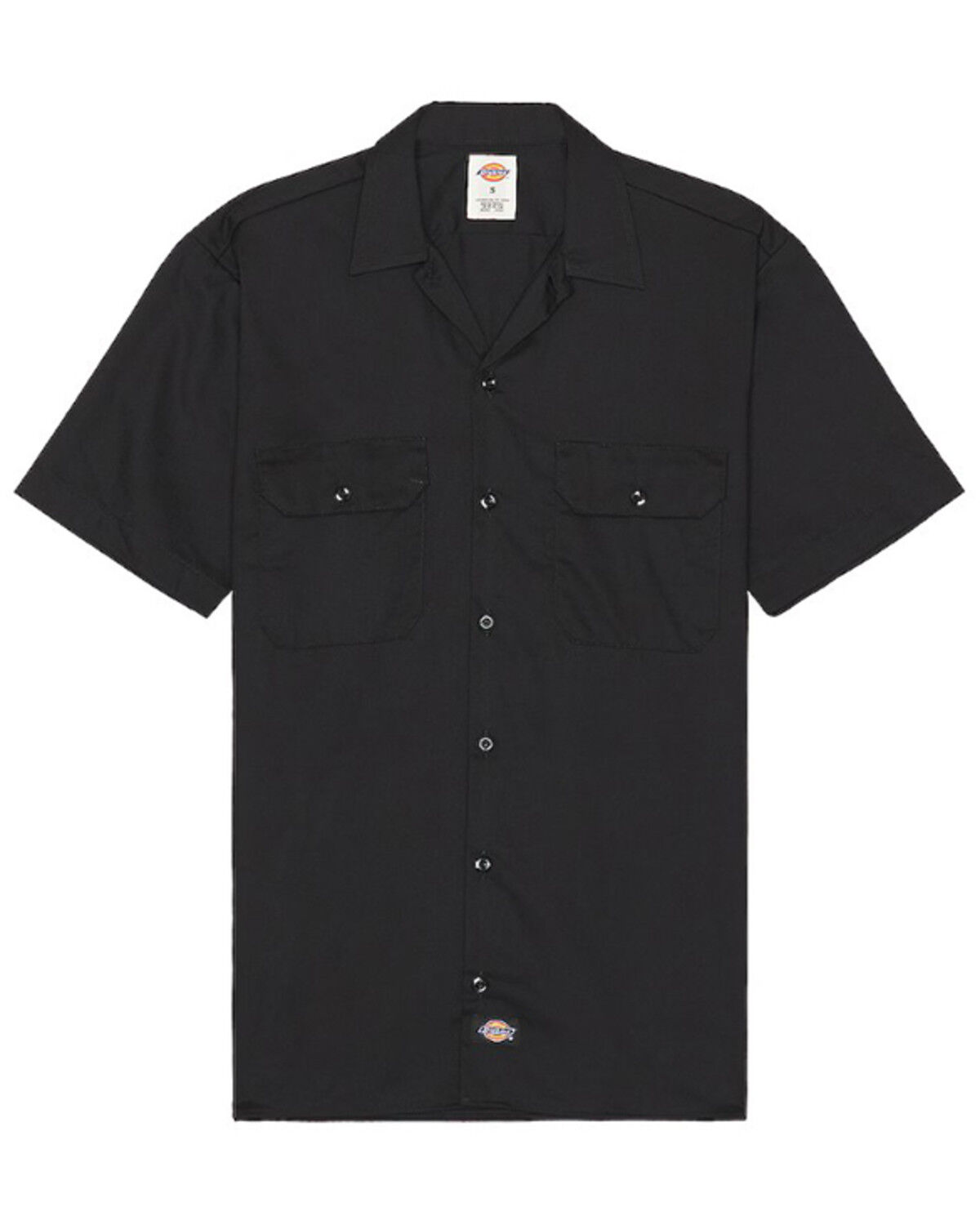 Dickies Men's Solid Twill Short Sleeve Button-Down Work Shirt - Big