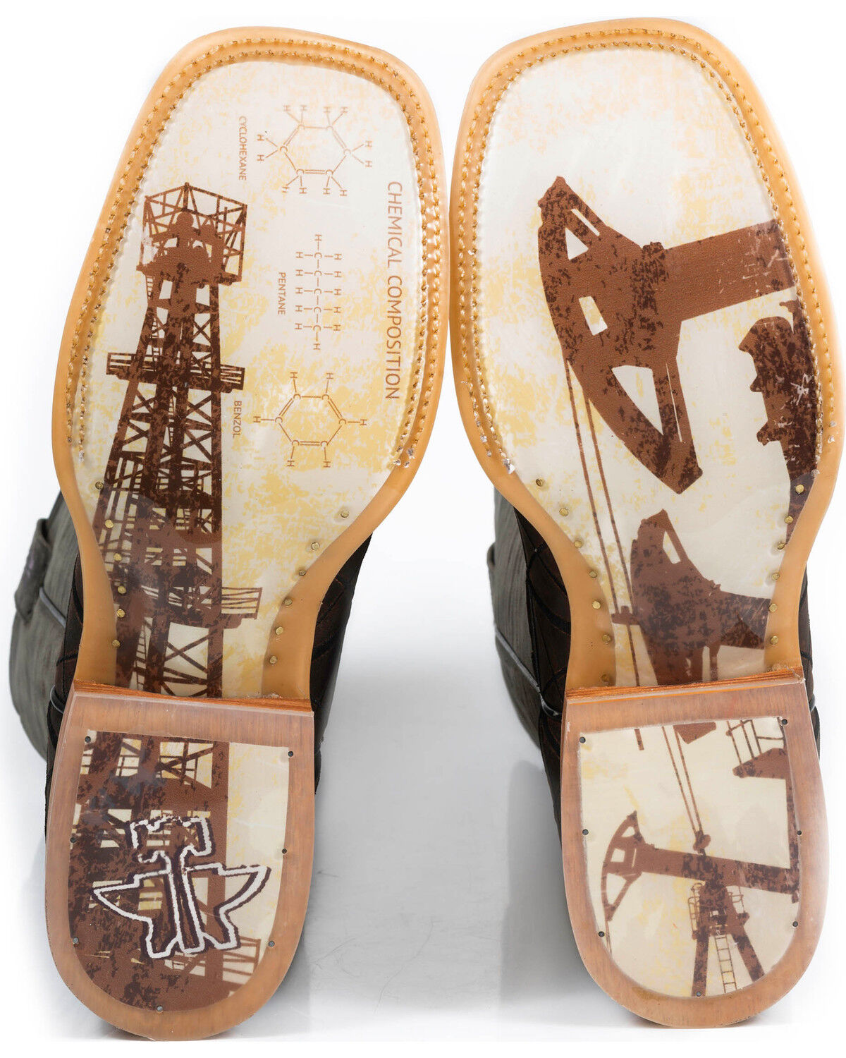 Tin Haul Men's Derrick Western Boots - Broad Square Toe