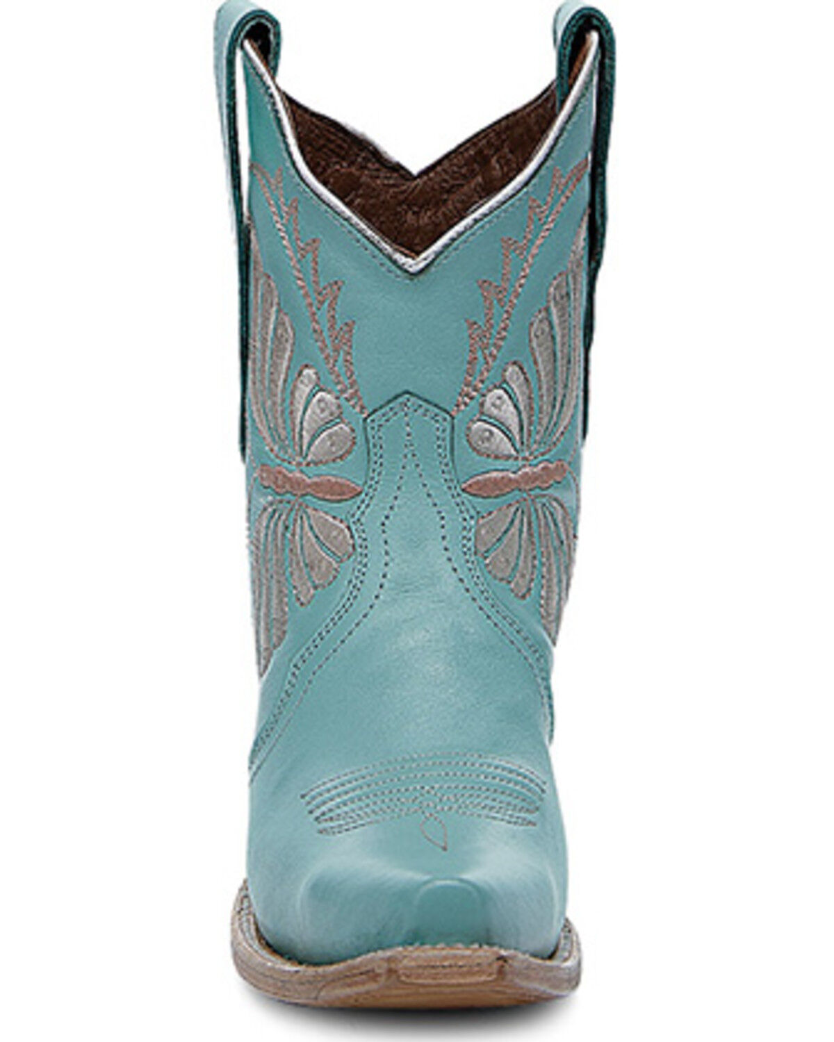 Circle G Women's Butterfly Western Booties - Snip Toe