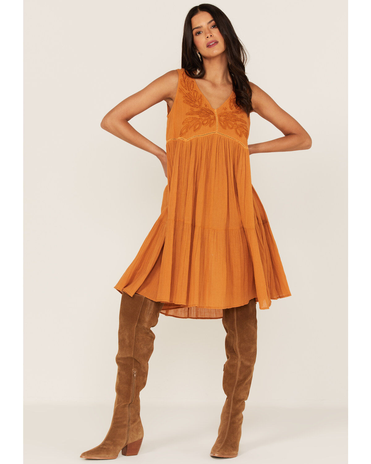 Talisman Women's Athena Embroidered Mini Dress