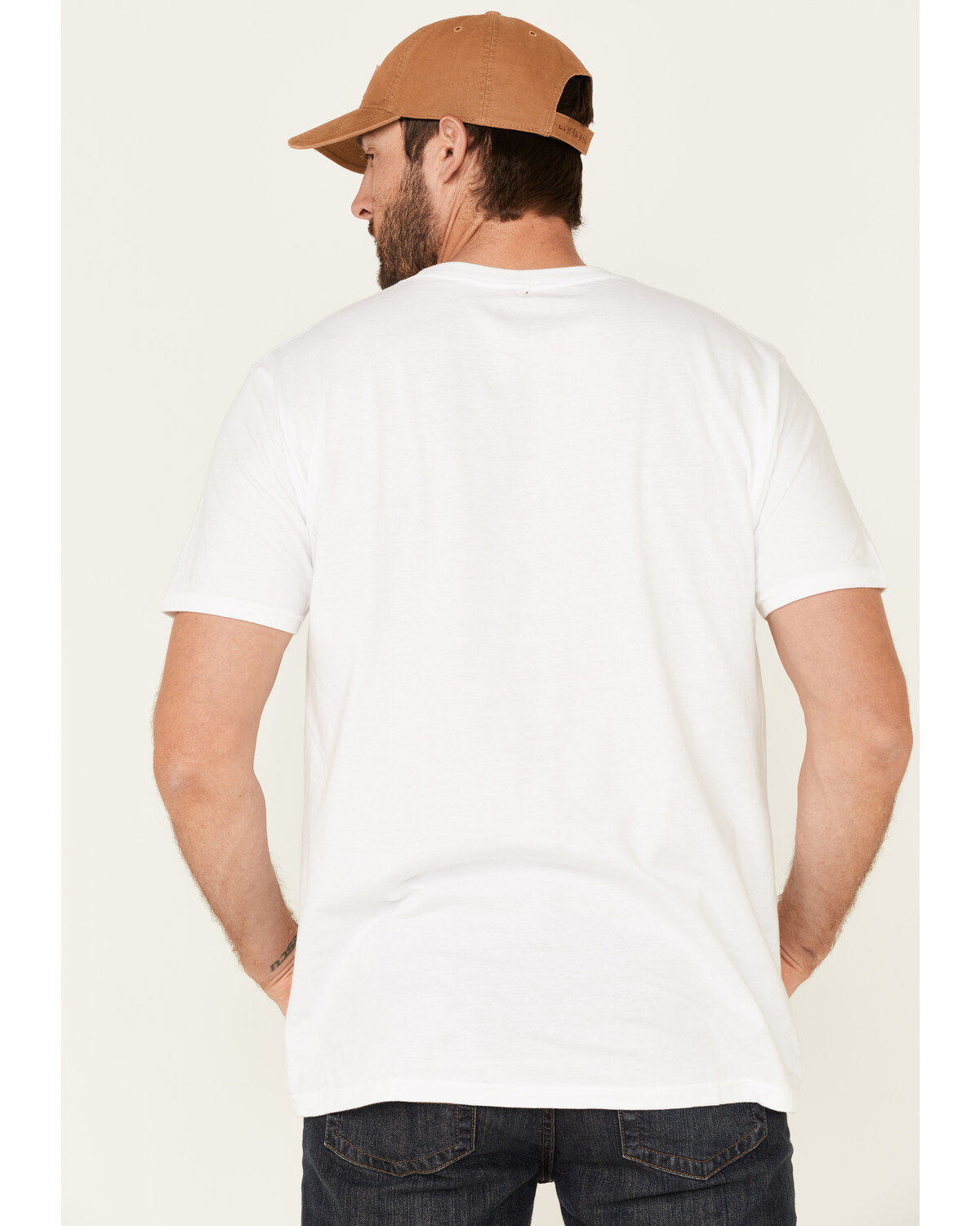 Levi's Men's White Serif Logo Graphic T-Shirt