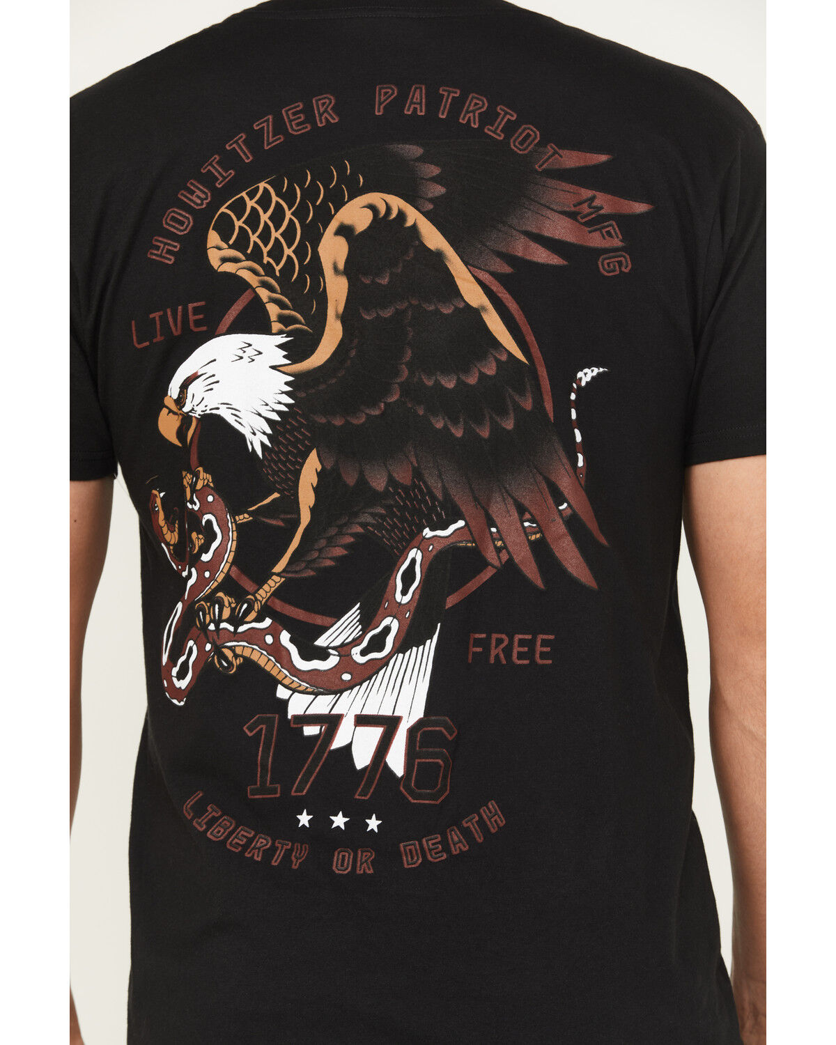 Howitzer Men's Dare Eagle Short Sleeve Graphic T-Shirt