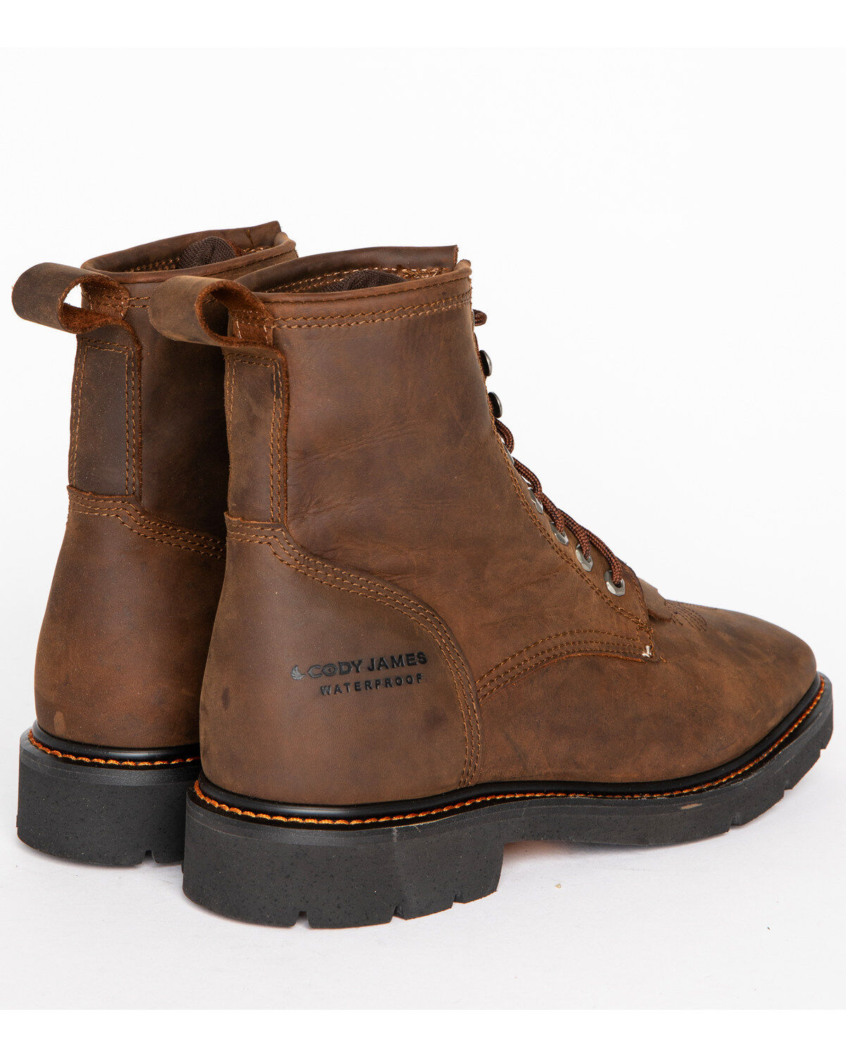 Cody James® Men's Waterproof Lace-Up Western Work Boots