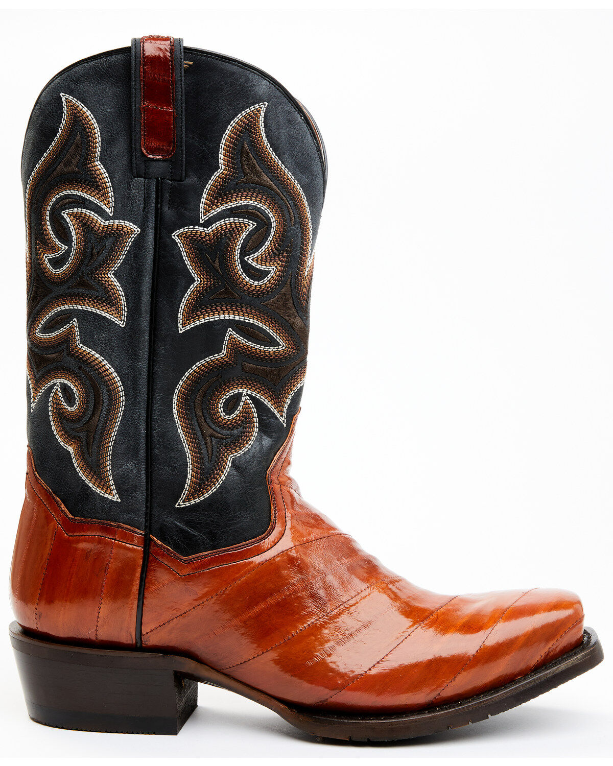 Dan Post Men's Eel Exotic Western Boots - Square Toe