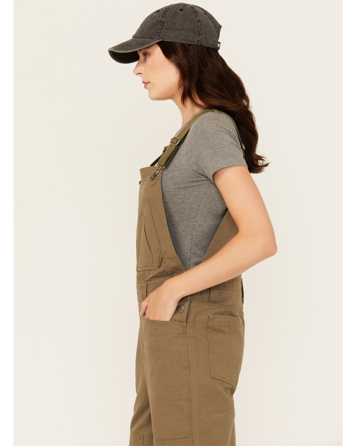 Lucky Brand Workwear Women's Broken Canvas Work Overalls