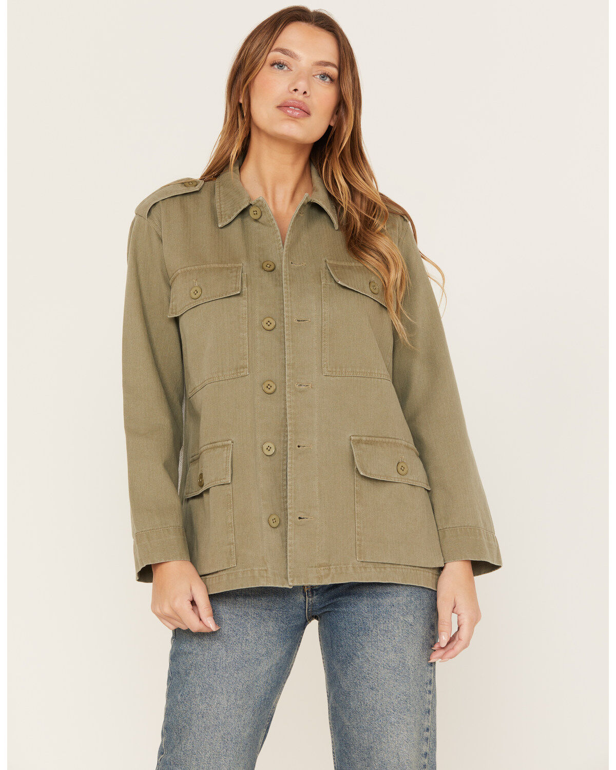 Wild Moss Women's Knit Back Western Jacket