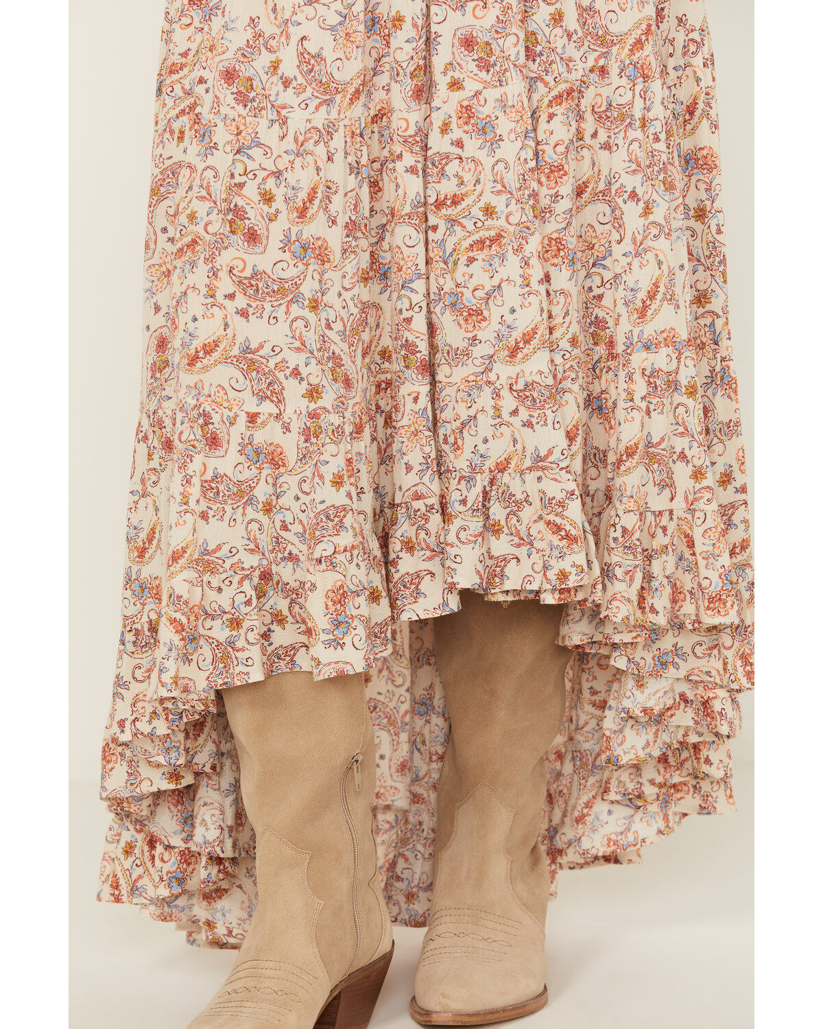 Wild Moss Women's Floral Print Skirt