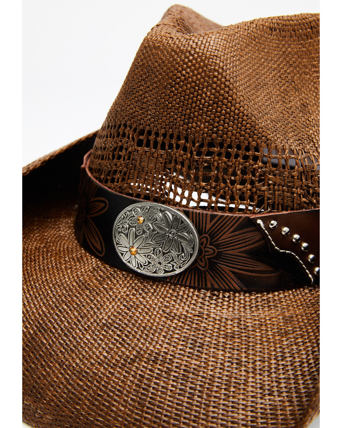 Shyanne Girls' Shane Raffia Straw Western Hat