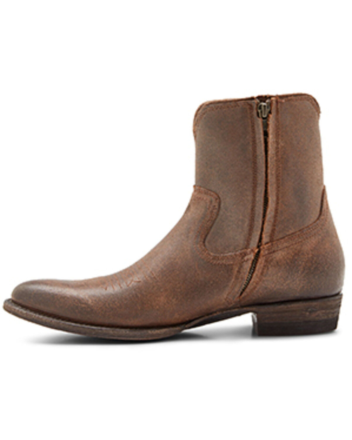 Frye Men's Austin Inside Zip Ankle Boots - Round Toe