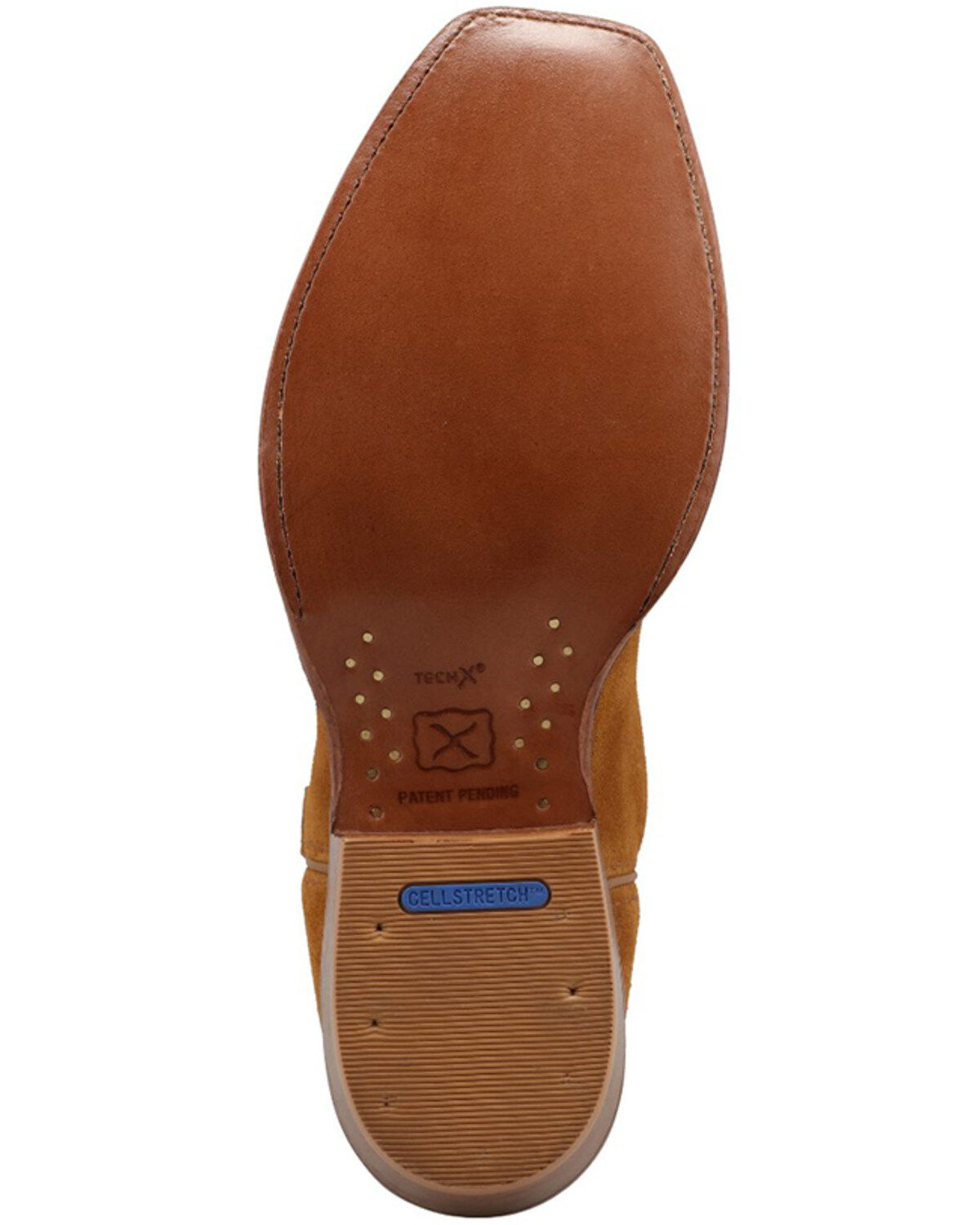 Twisted X Men's 12" Tech X™ Roughout Western Boots - Square Toe