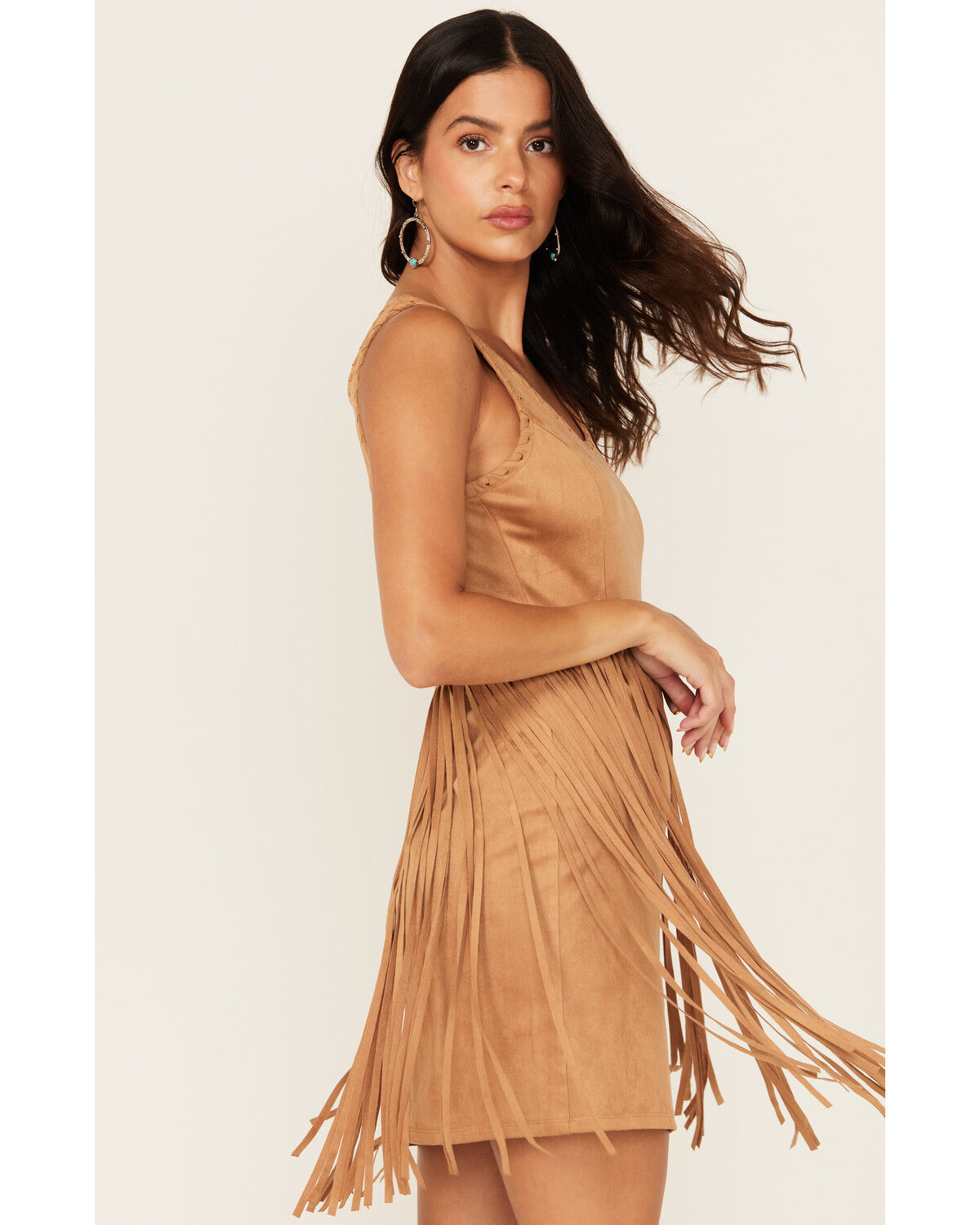 Idyllwind Women's Lady Luck Faux Suede Mini Dress