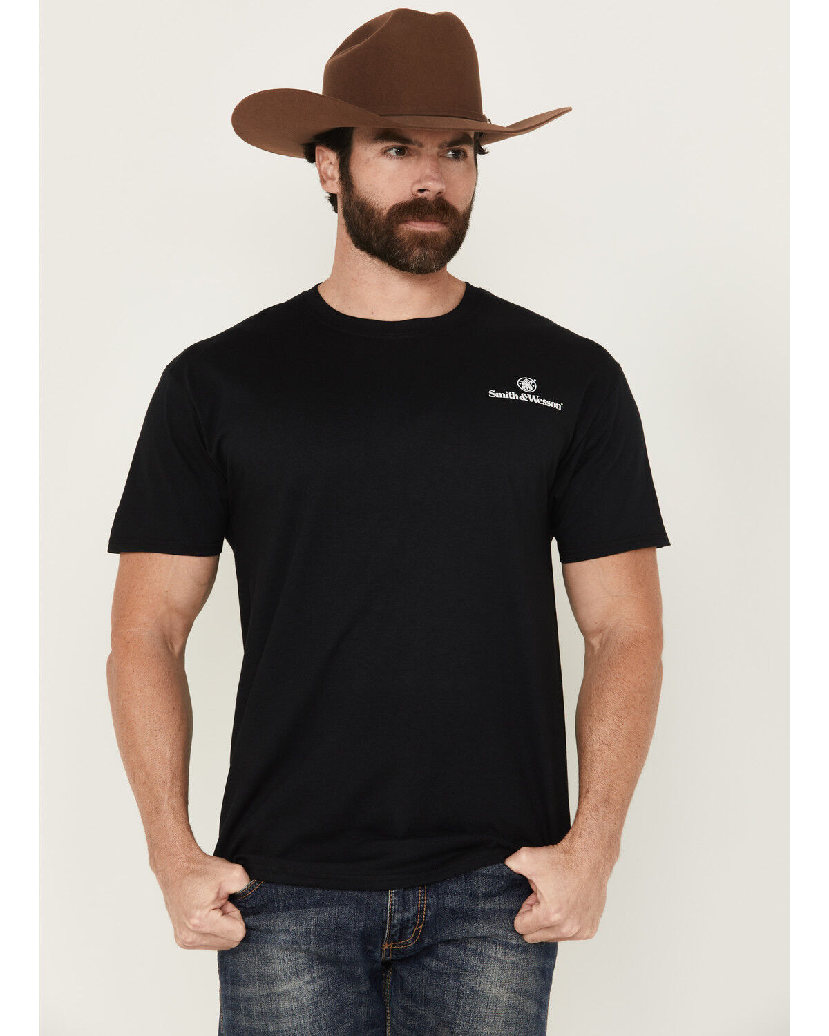 Smith & Wesson Men's Logo Short Sleeve Graphic T-Shirt