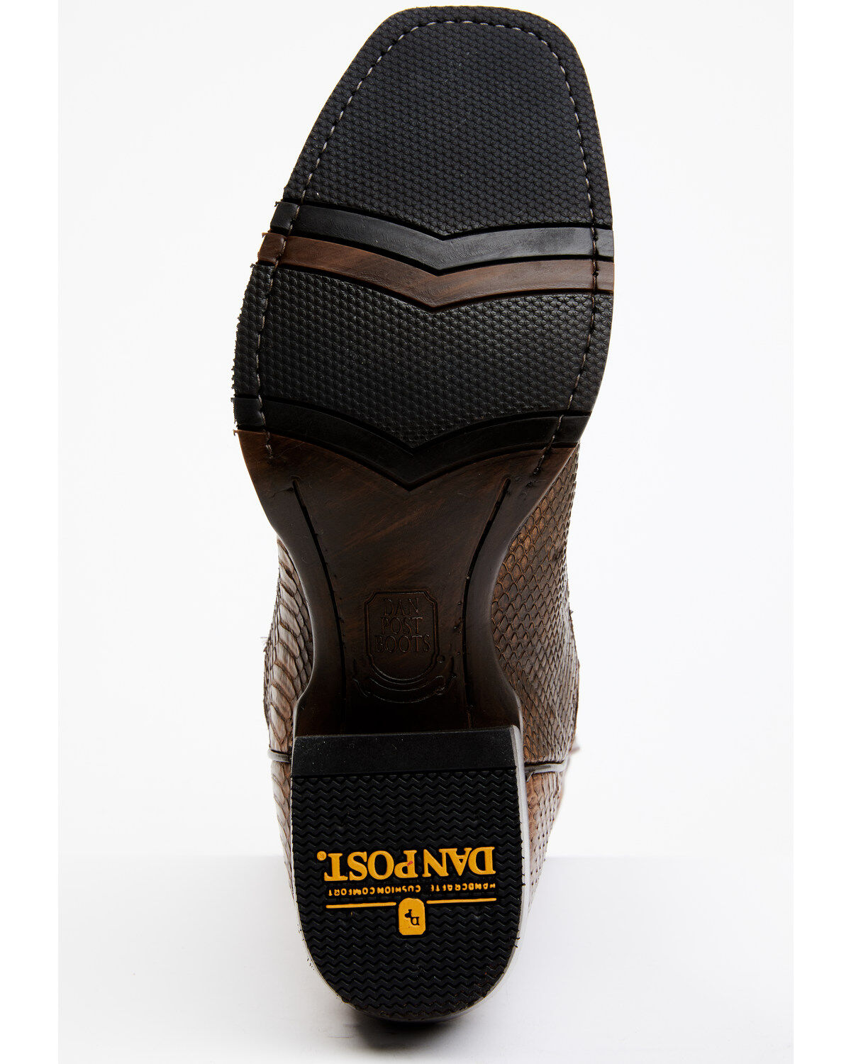 Dan Post Men's Exotic Water Snake Western Boots - Square toe