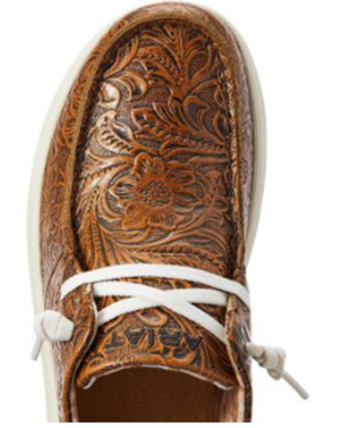 Ariat Women's Floral Embossed Casual Hilo Shoe - Moc Toe