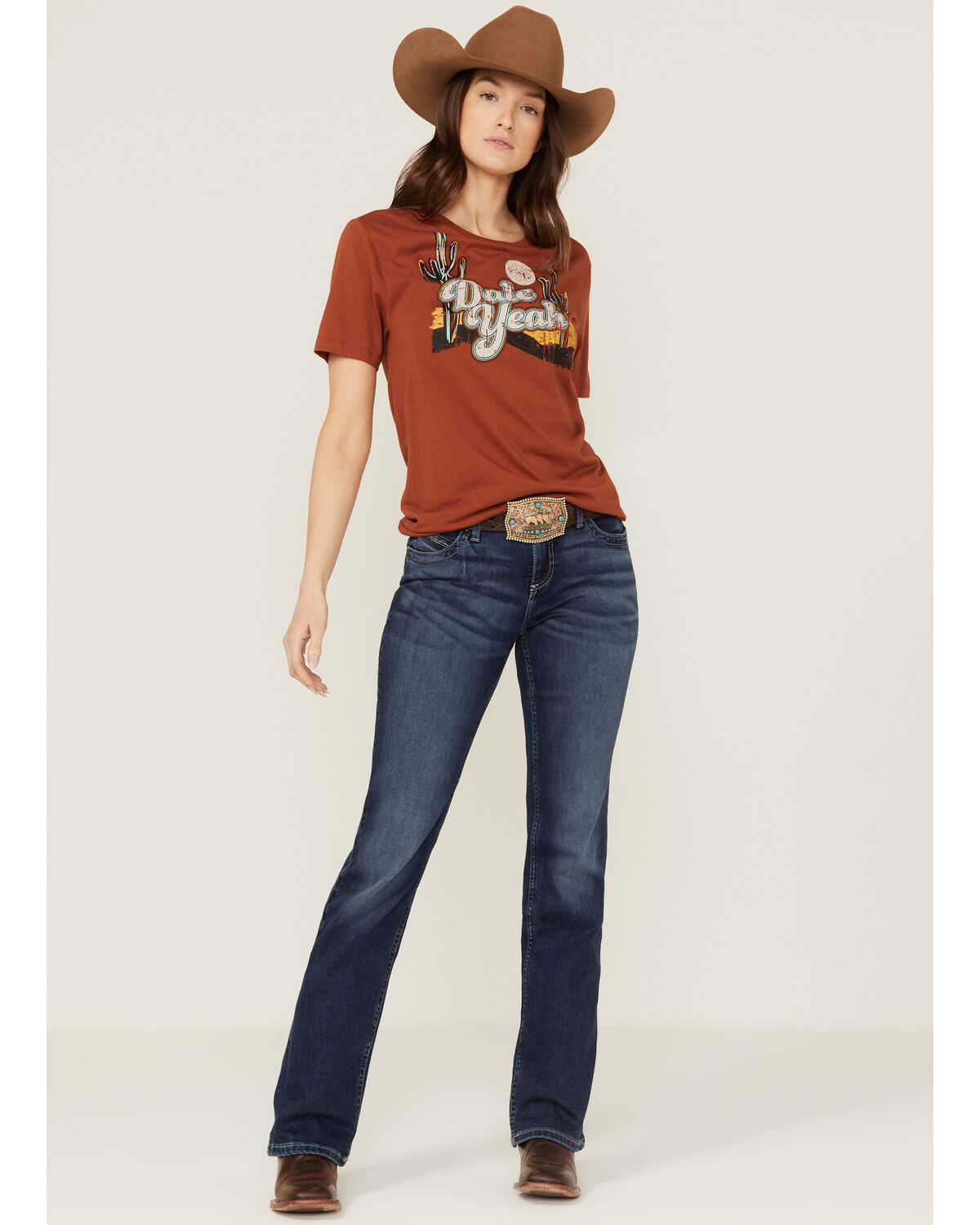 Panhandle Women's Dale Yeah Desert Short Sleeve Graphic Tee