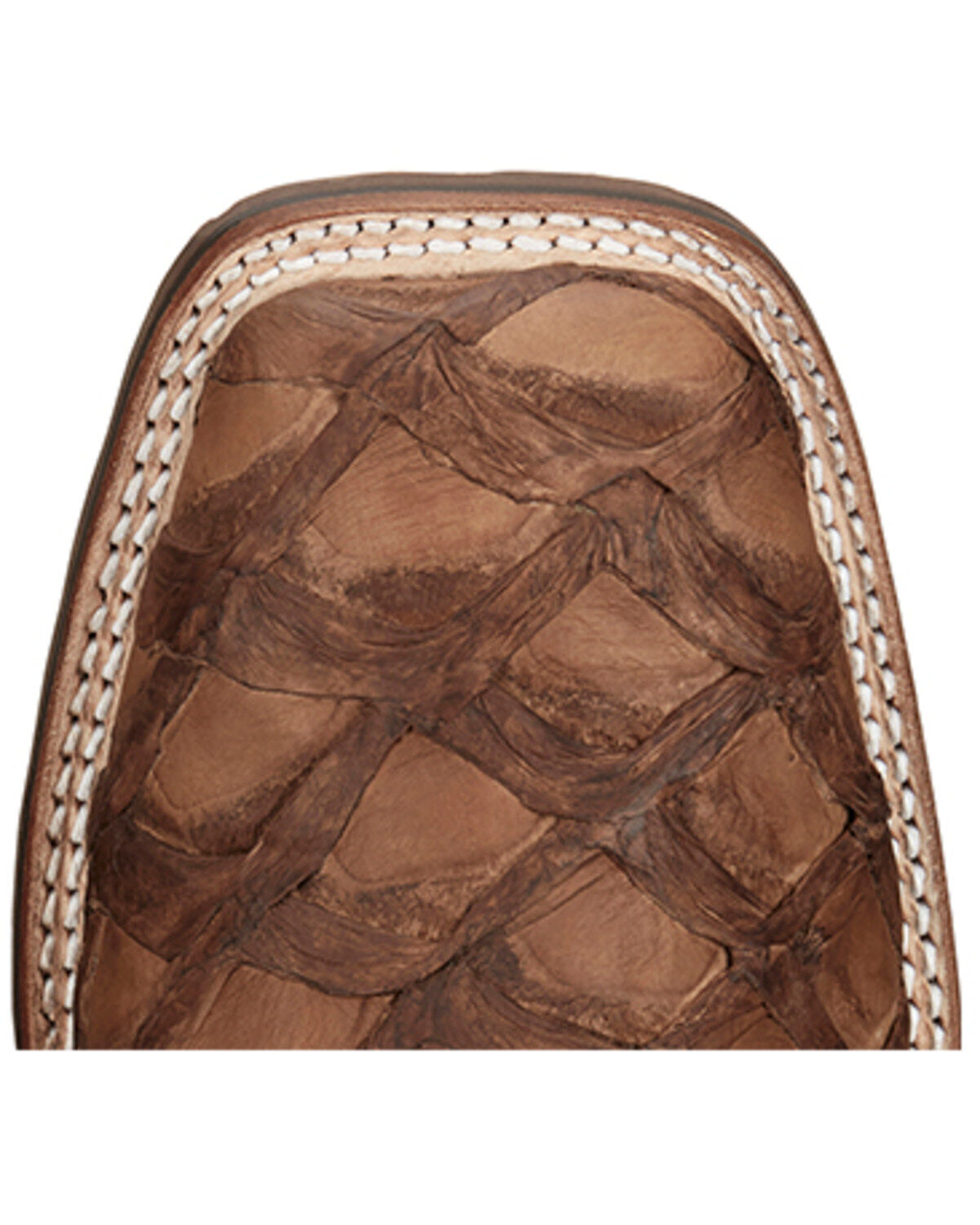 Tony Lama Men's Prescott Exotic Pirarucu Western Boots - Broad Square Toe