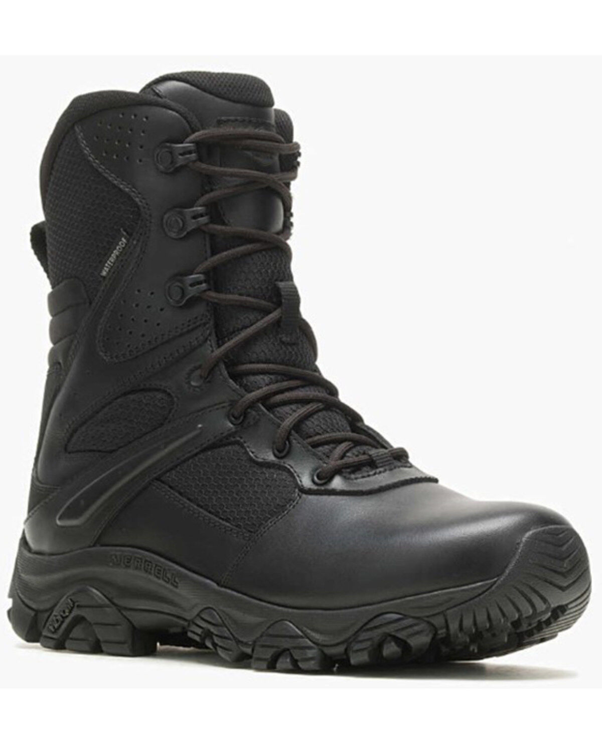 Merrell Men's Moab 3 8" Tactical Response Zip Waterproof Boots - Soft Toe