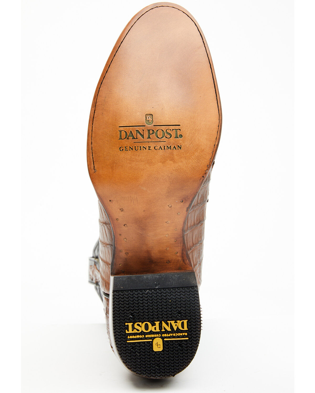 Dan Post Men's 12" Exotic Caiman Western Boots - Round Toe