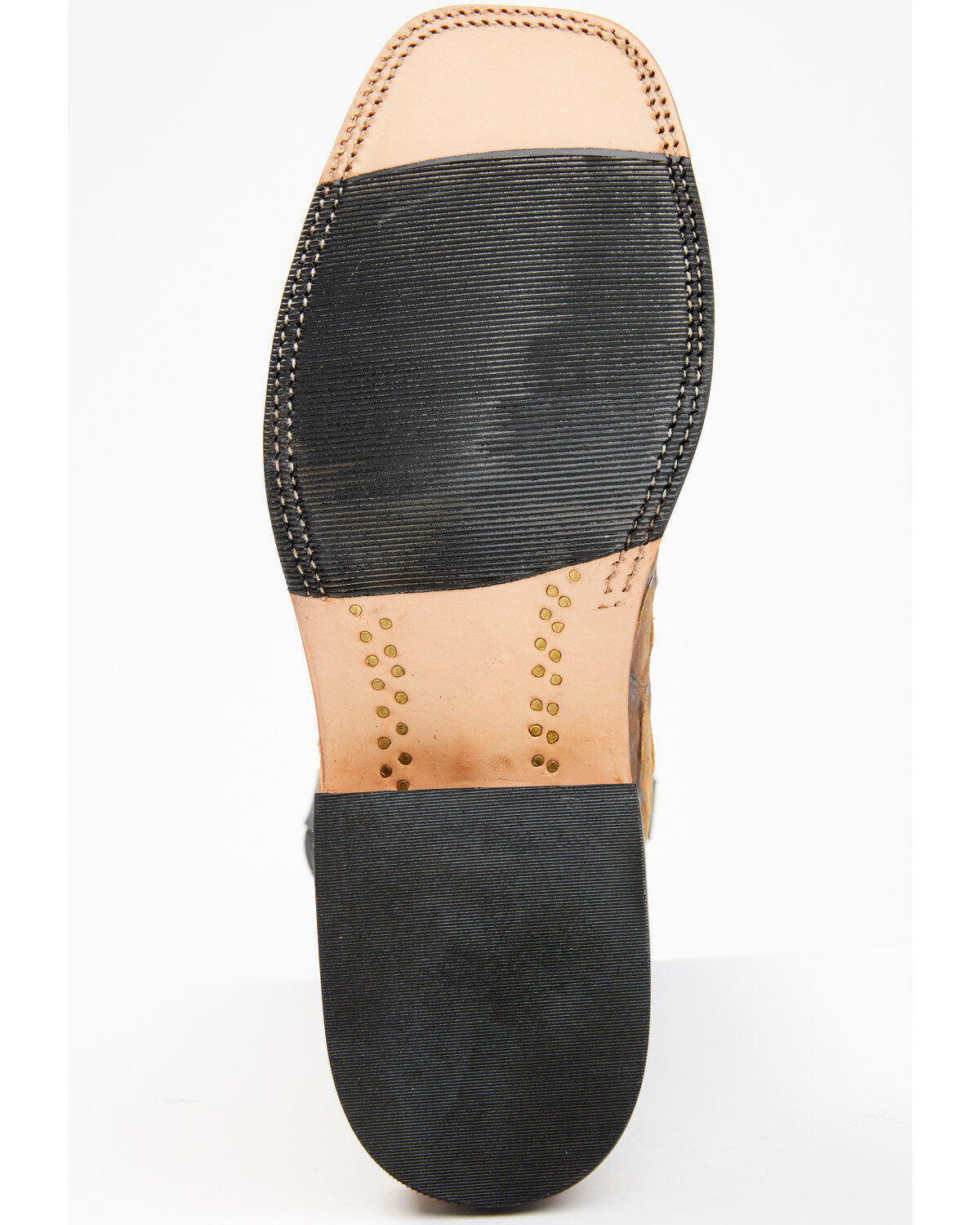 Horse Power Men's Honey Filet Of Fish Print Western Boots - Square Toe